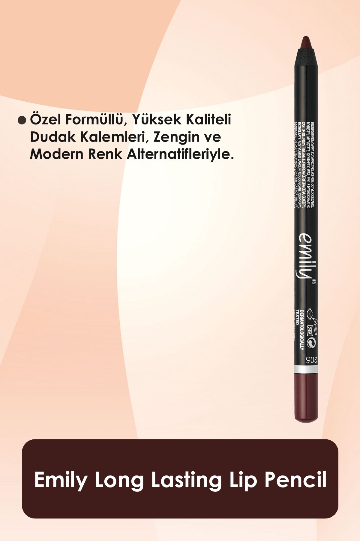 Max Hold Şeffaf Kaş Sabitleyici Jel ve Emily Dudak Kalemi Set — GROSE231 — تصویر 4 از 5