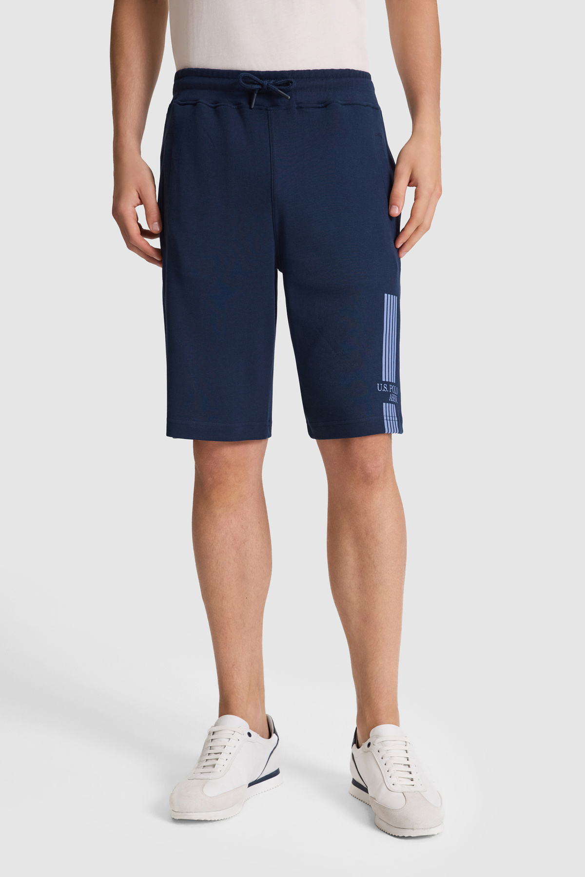 U.S. Polo Assn. Erkek Lacivert Örme Şort 50327204-VR033 görsel 2