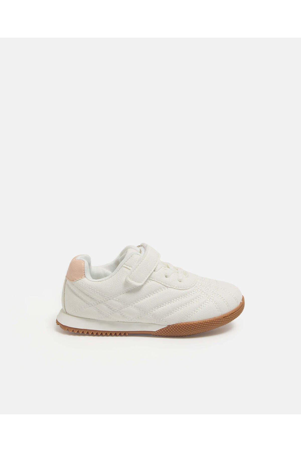 REDTAG Girls White Velcro Low Top Sneakers
