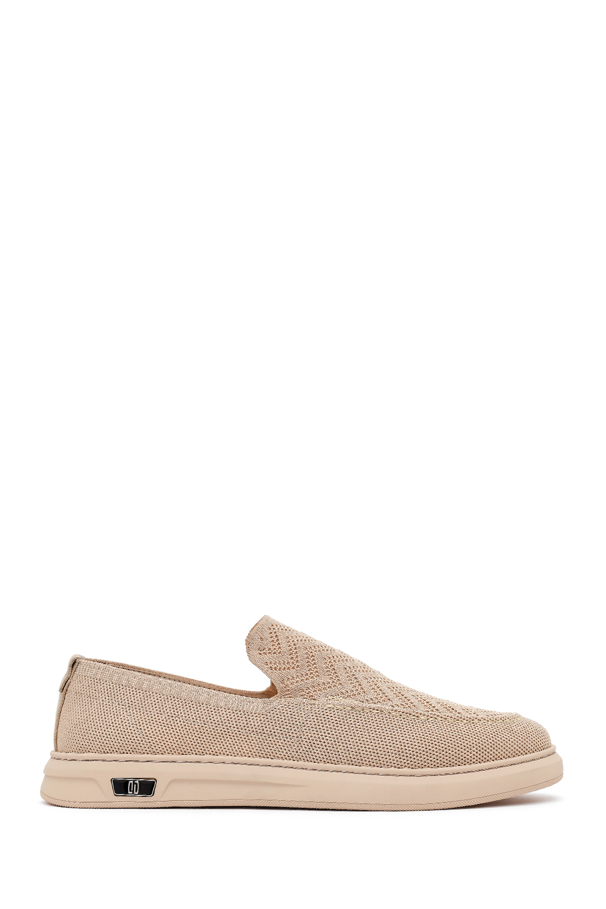 Derimod Erkek Bej Desenli Kumaş Loafer 26SFD63326F