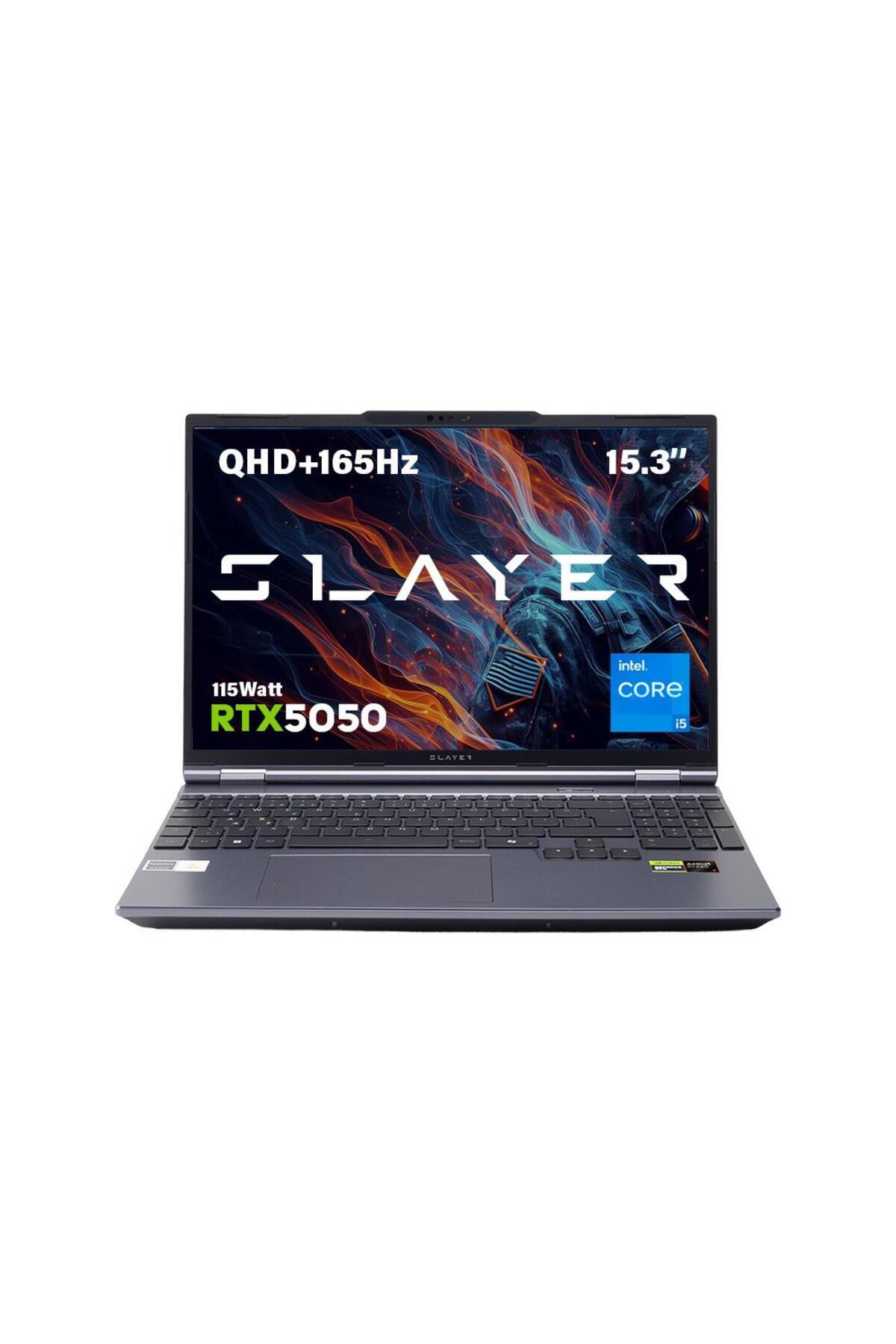 Game Garaj Slayer X5T2-5050 C2 Intel Core i5 14450HX 16 GB RAM 1TB SSD RTX5050 16" 165Hz WUXGA IPS FreeDOS İşlemci
