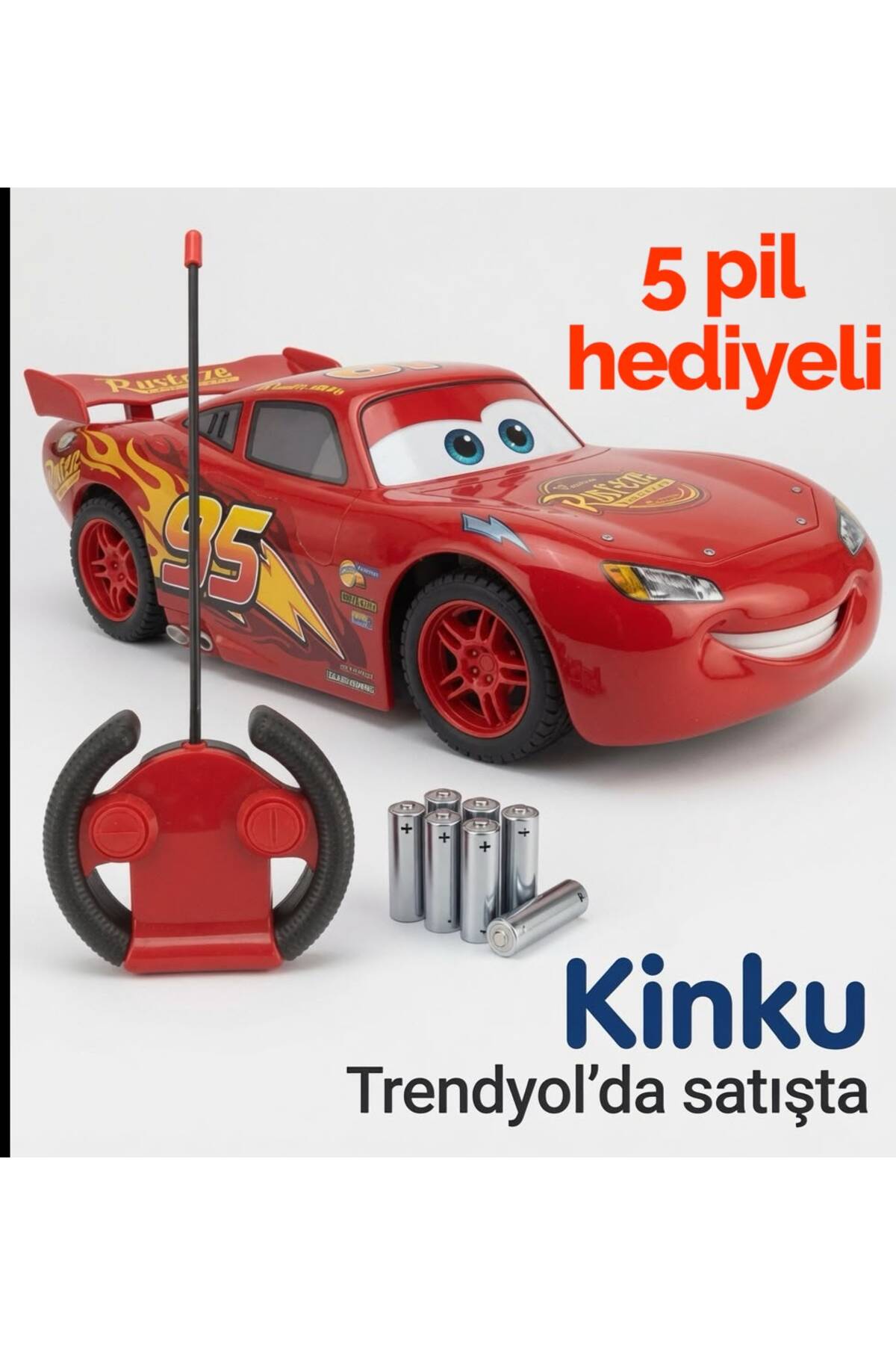 KİNKU Cars Şimşek Mc Racer Uzaktan Kumandalı Full Fonksiyon Araba Pil Hediyeli