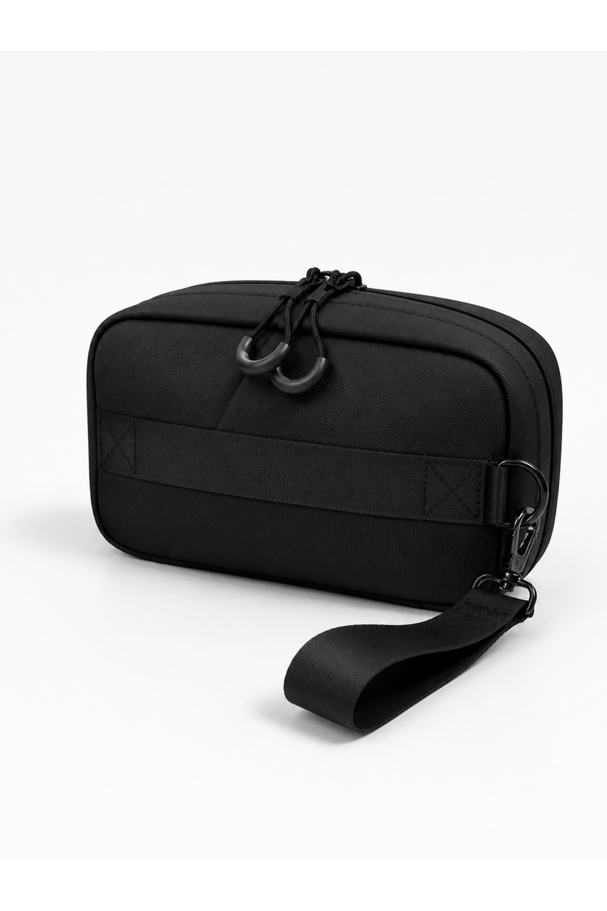 byhakan Mega 1037 Erkek El Portföyü El Çantası Clutch Çanta Traş Çantası SİYAH görsel 5