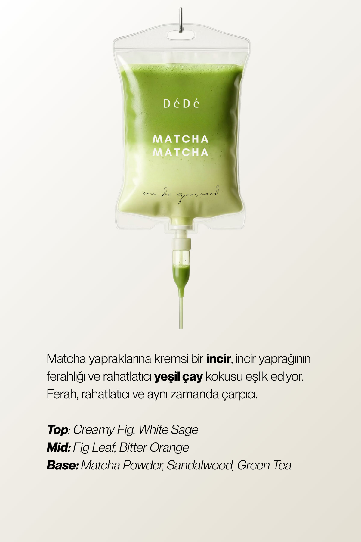 Vanilya & Matcha Parfüm Seti | Tatlı Meyvemsi Vanilya + İncir Matcha Meyvemsi Çay Parfümü — TPFMMP50x2 — تصویر 5 از 6