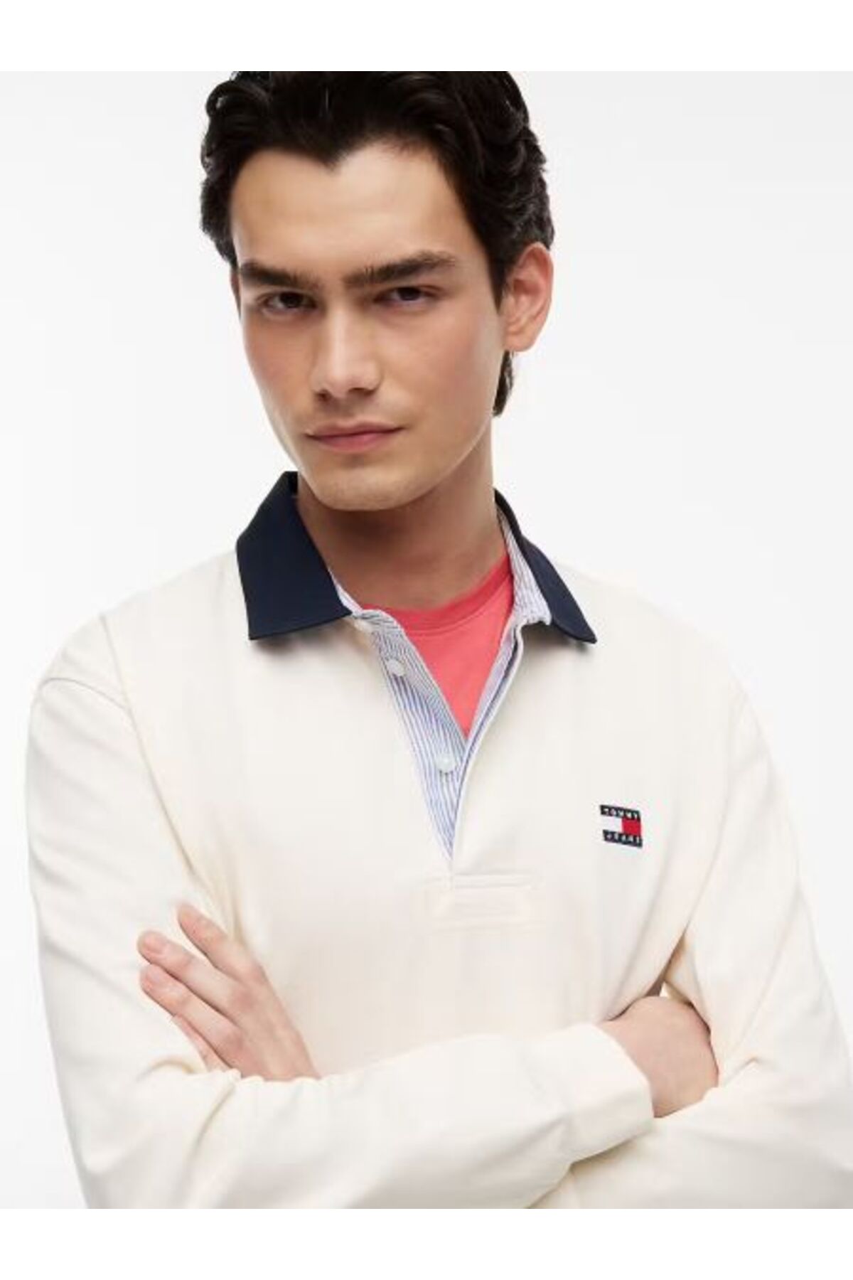 پولوشرت مردانه | تامی هیلفیگر Tommy Hilfiger DM0DM23070.AEF BD - تصویر 4