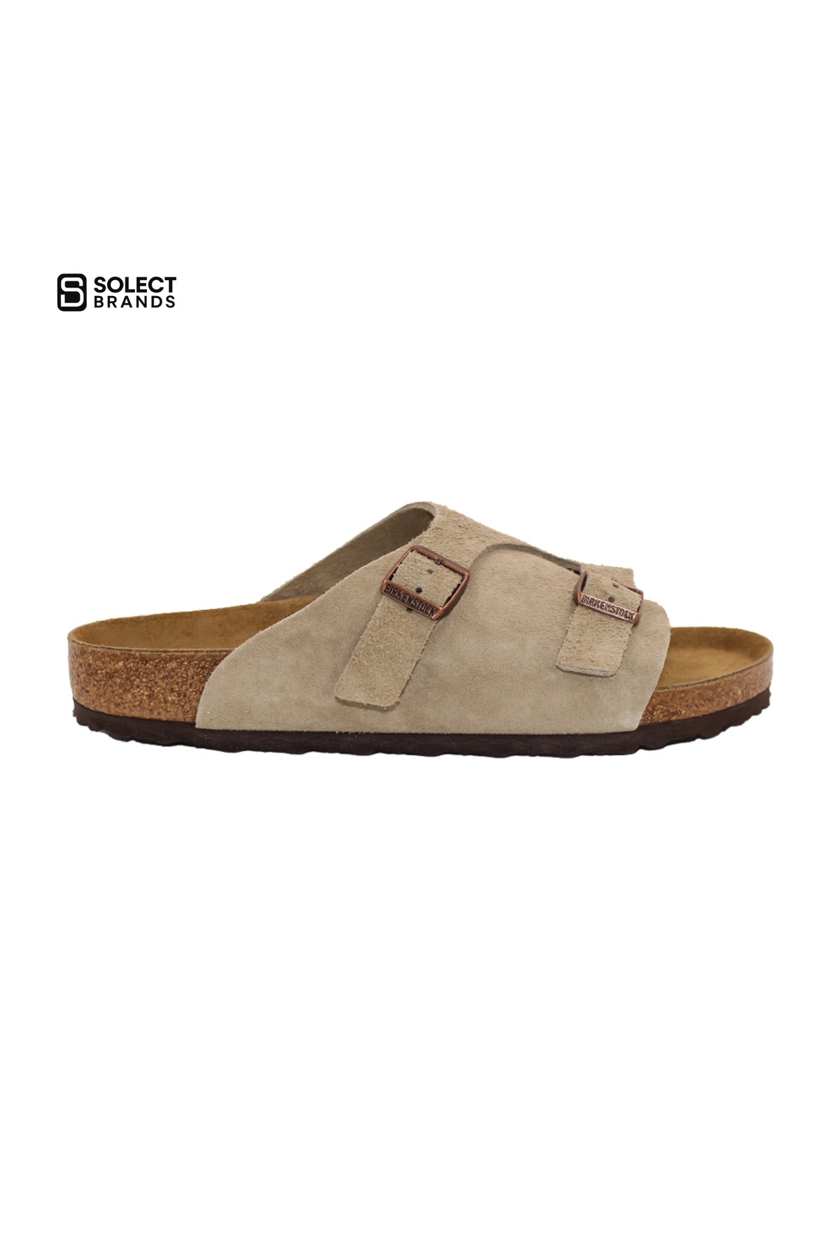 دمپایی قهوه‌ای یونیسکس مدل BS زوریخ کد ۵۰۴۶۱ بیرکن استاک دمپایی Birkenstock