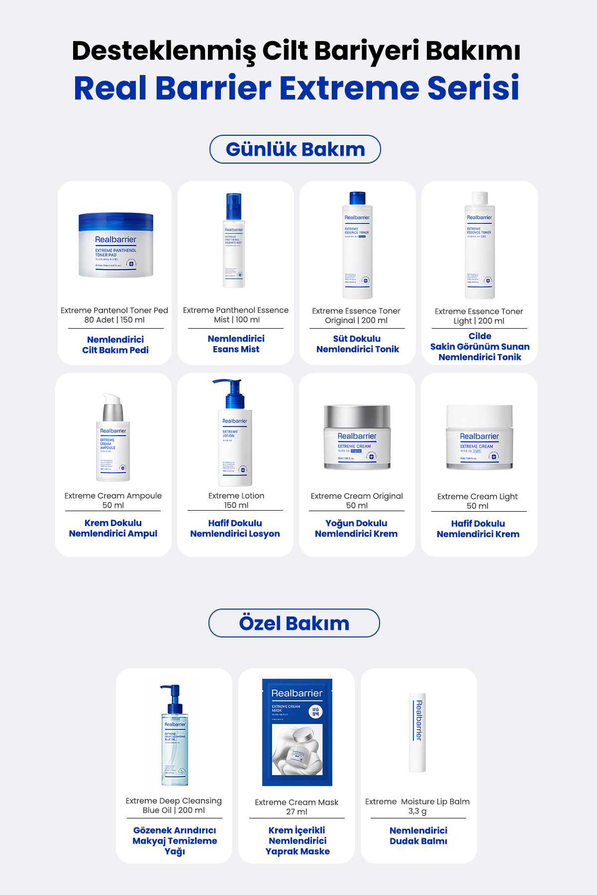 Pantenol İçerikli, Nemlendirici Nazik Esans Mist REALBARRIER Extreme Panthenol Essence Mist — 9766 — تصویر 9 از 9