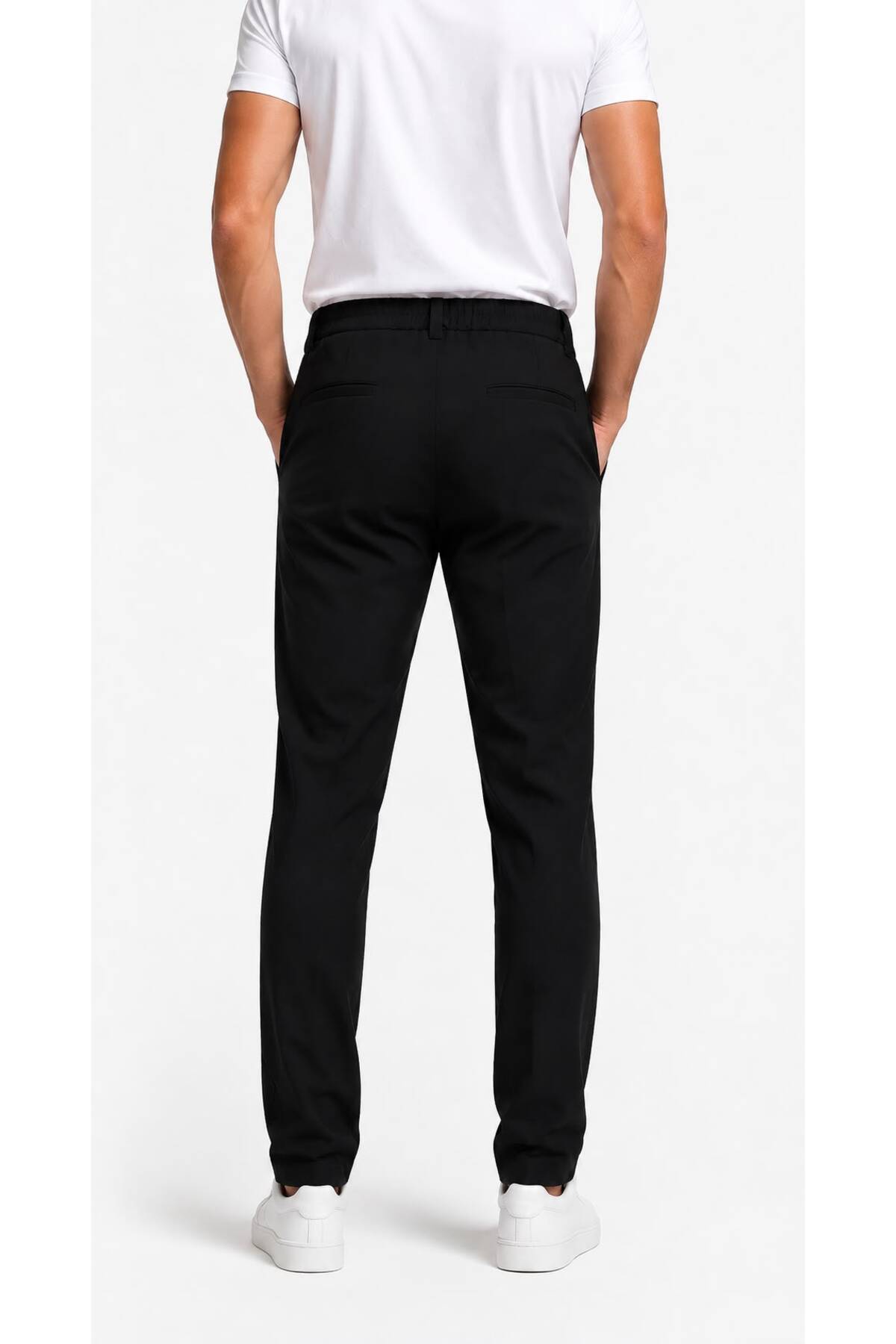 erkek jogger pantolon — مشکی pntln27 — تصویر 3 از 6