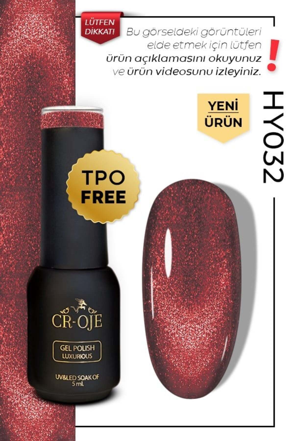 Inci Tanecikli Manyetik Cat Eye / Kedi Gözü- HY032 (5 ML) — رنگارنگ yenicateyeserisi