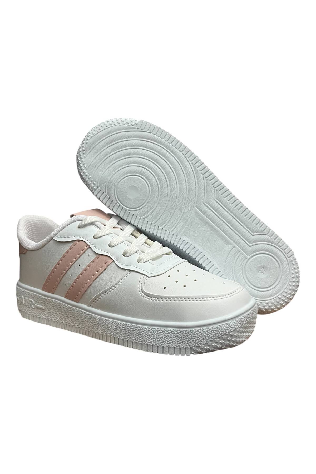 rungo AİR RAHAT HAFİF UNİSEX BAĞCIKLI GÜNLÜK CASUAL KADIN ERKEK SNEAKER SPOR AYAKKABI görsel 4
