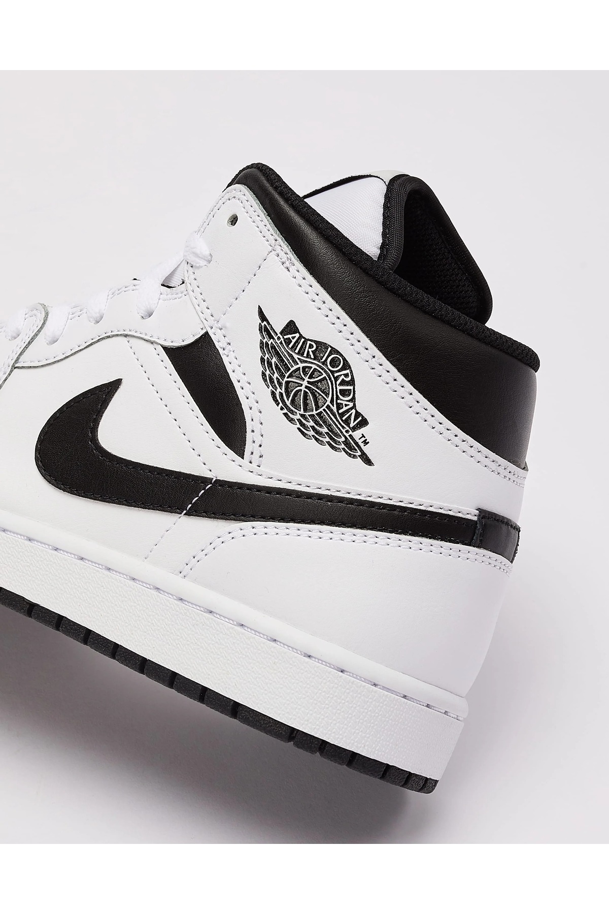 Nike AİR JORDAN 1 MİD 'WHITE BLACK' ERKEK BASKETBOL AYAKKABI-SPORTXSTORE görsel 5