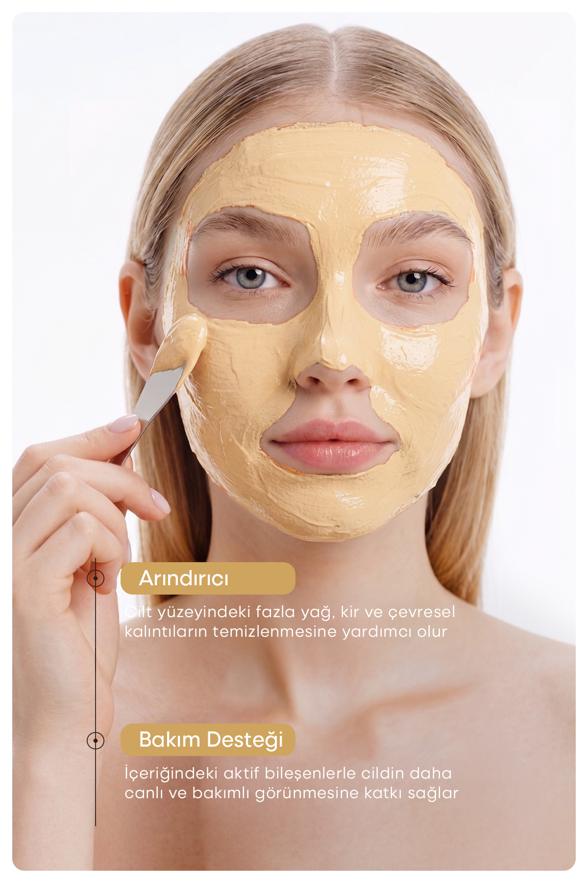 Kojic Acid Kil Maskesi, Arındırıcı Cilt Tonu Eşitleyici Doğal İçerikli 120 ml — 8684790344340 — تصویر 4 از 6