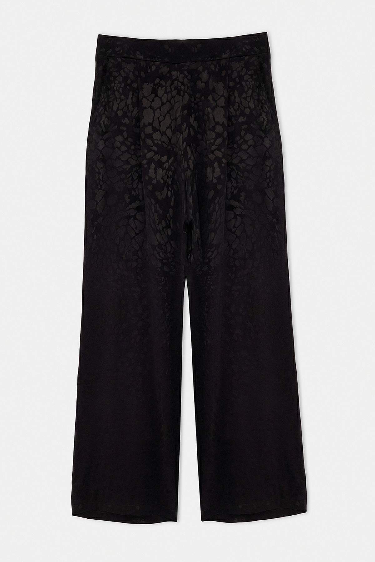 Trendyolmilla Siyah Saten Pantolon TWOAW27PL00017