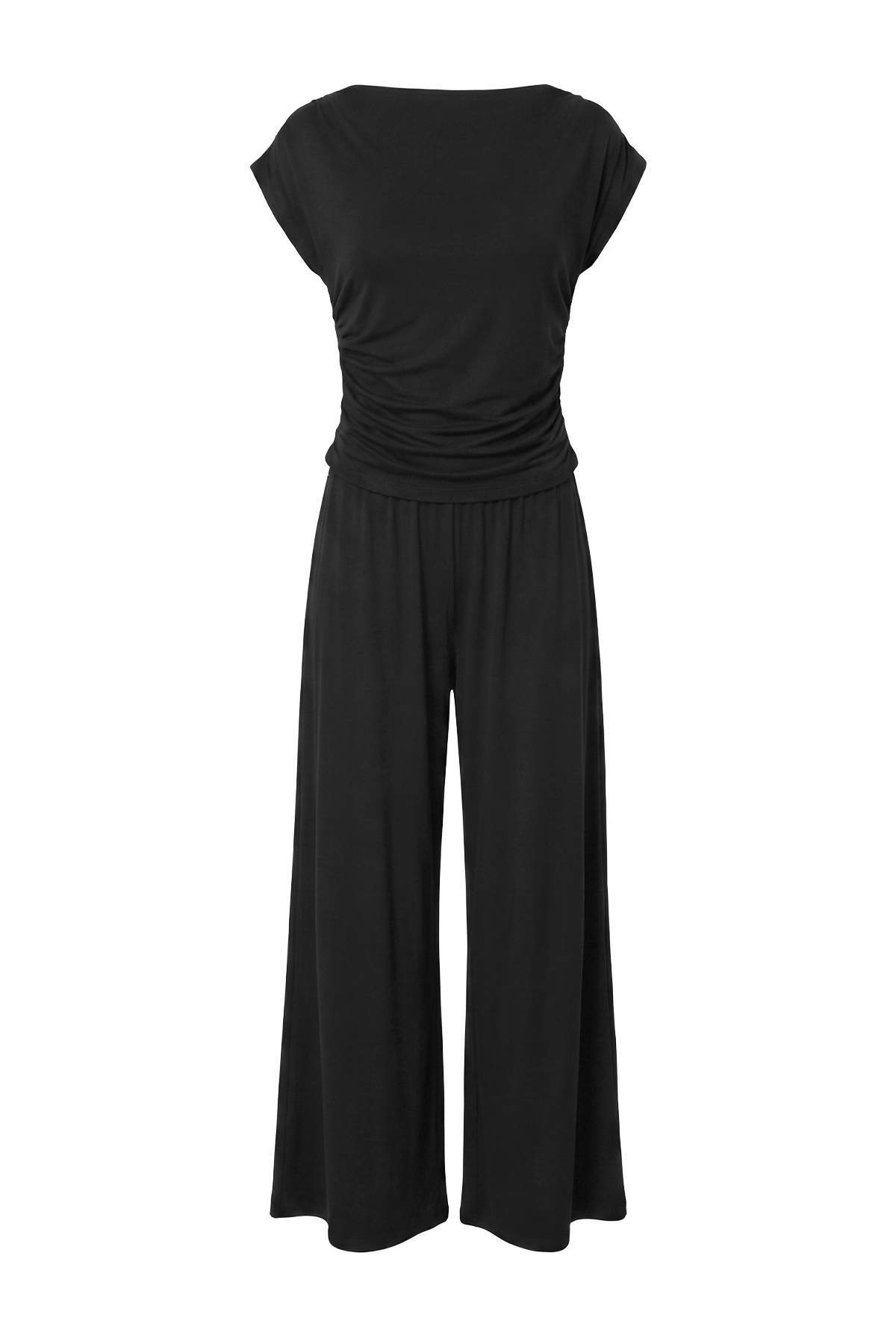 Drop by Trendyolmilla Siyah Büzgü Detaylı Alt-Üst Takım TDRSS26AU00100