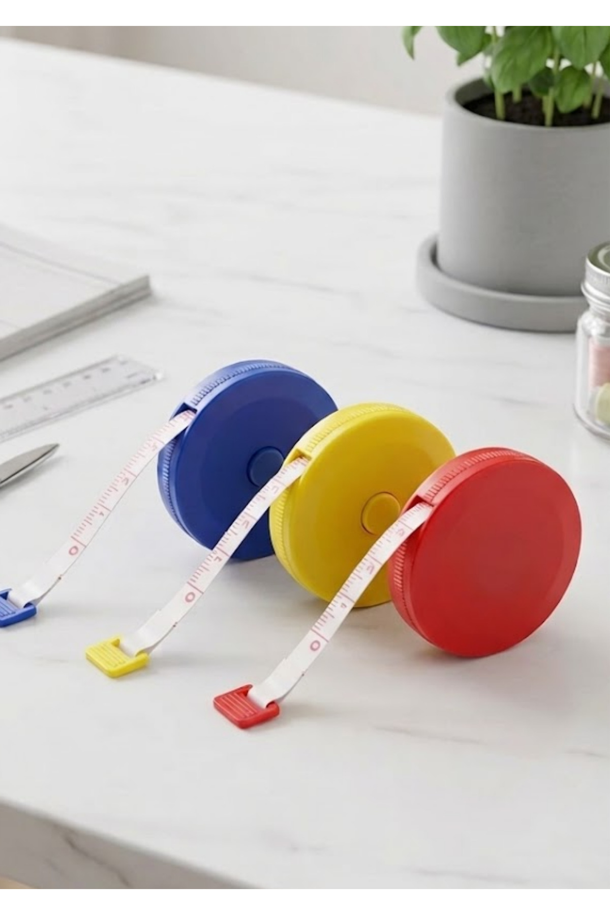 Round Automatic Tape Measure