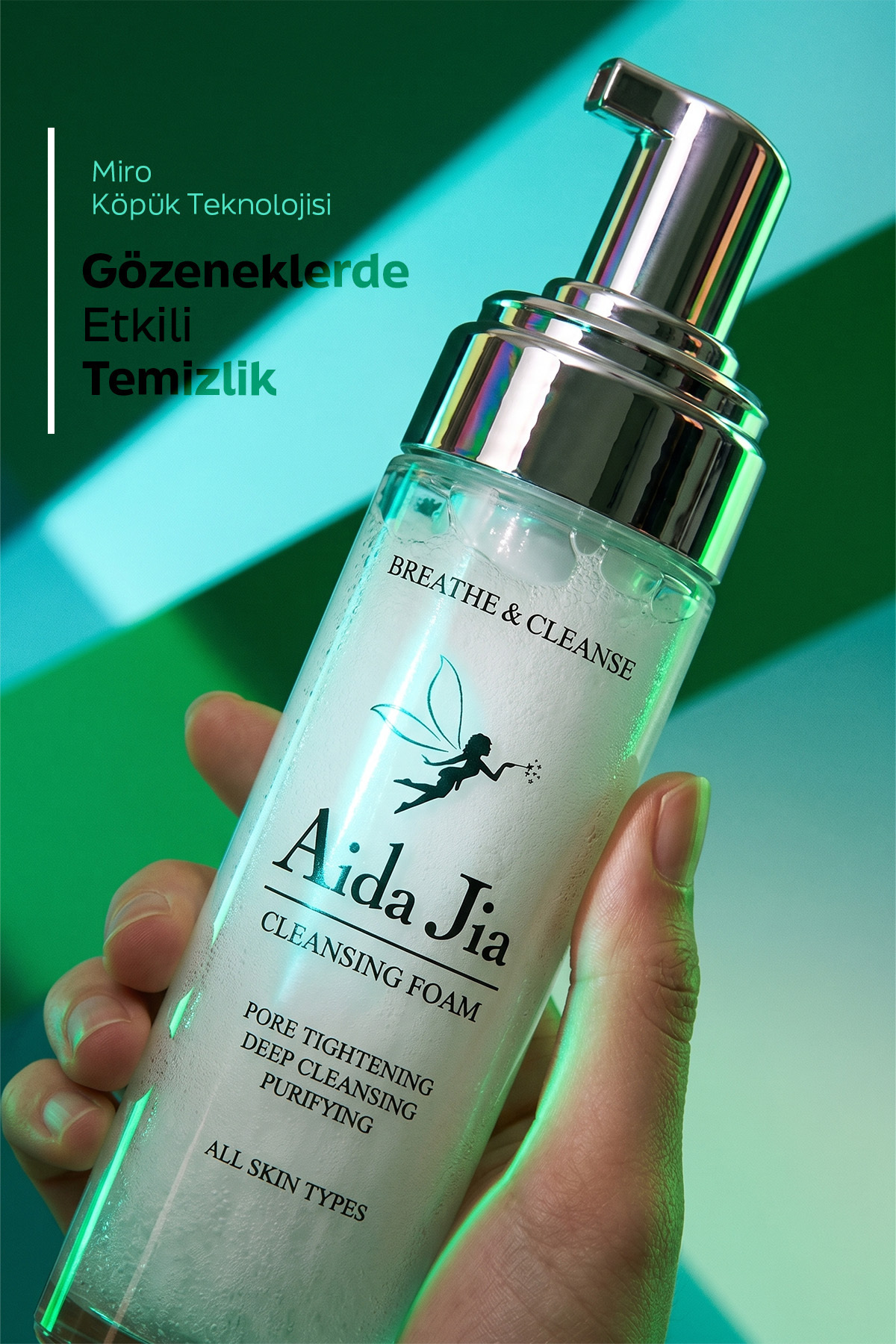 Yüz Yıkama Köpüğü Nemlendirci Gözenek Sıkılaştırıcı 150ML — JİAKÖPÜK — تصویر 3 از 8