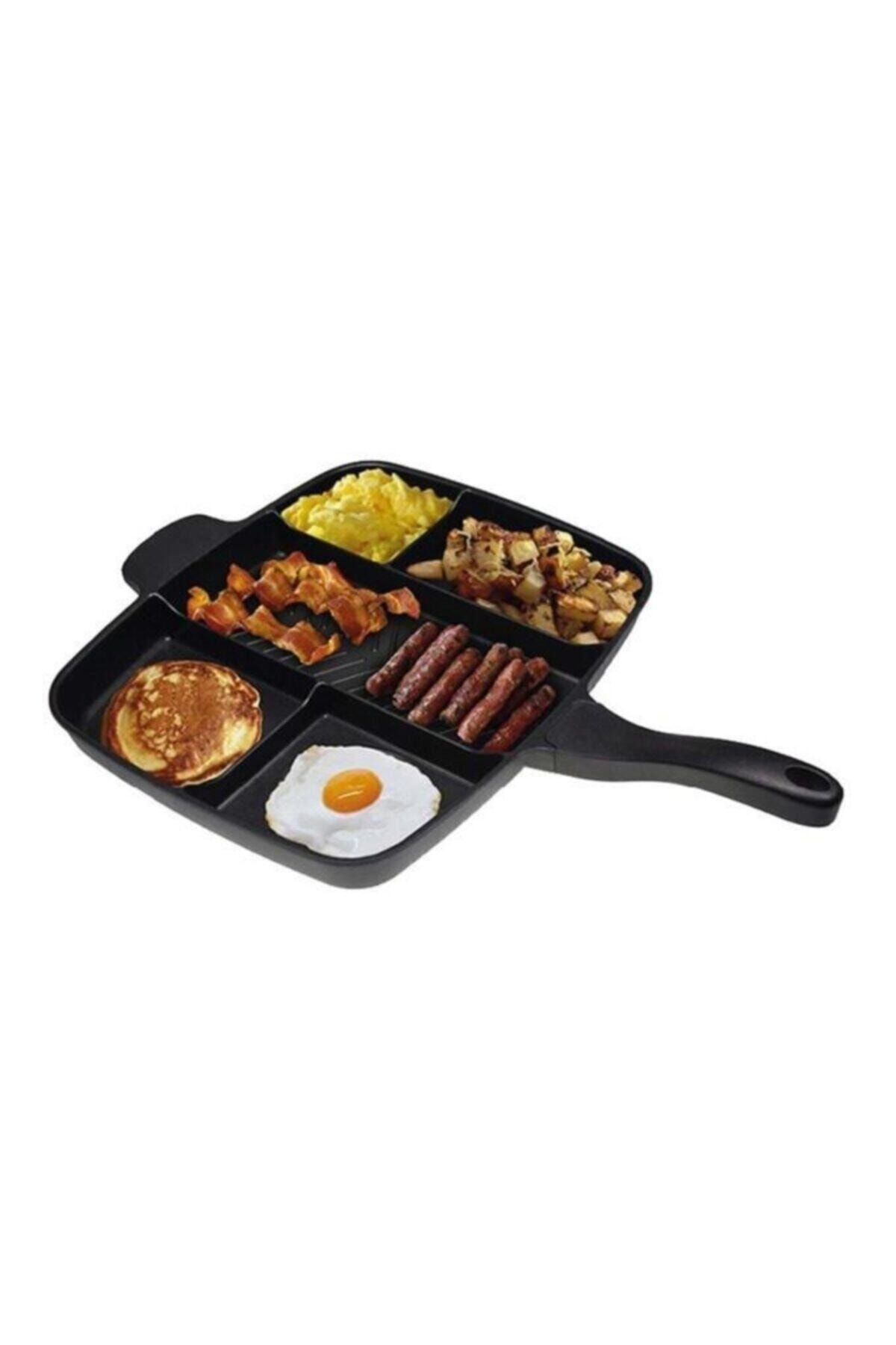 Campout Granite Cast Iron 5 Bowl Pan