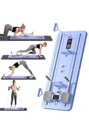 Arkagan Çok Amaçlı Pilates Egzersiz Aleti, Pilates Reformer, Pilates Aleti, Lila