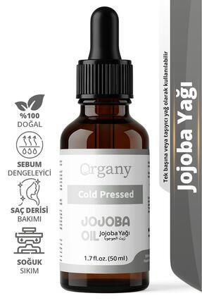 Organy Soğuk Sıkım Jojoba Yağı %100 Doğal Gözenek Tıkamayan Cilt ve Saç Bakım...