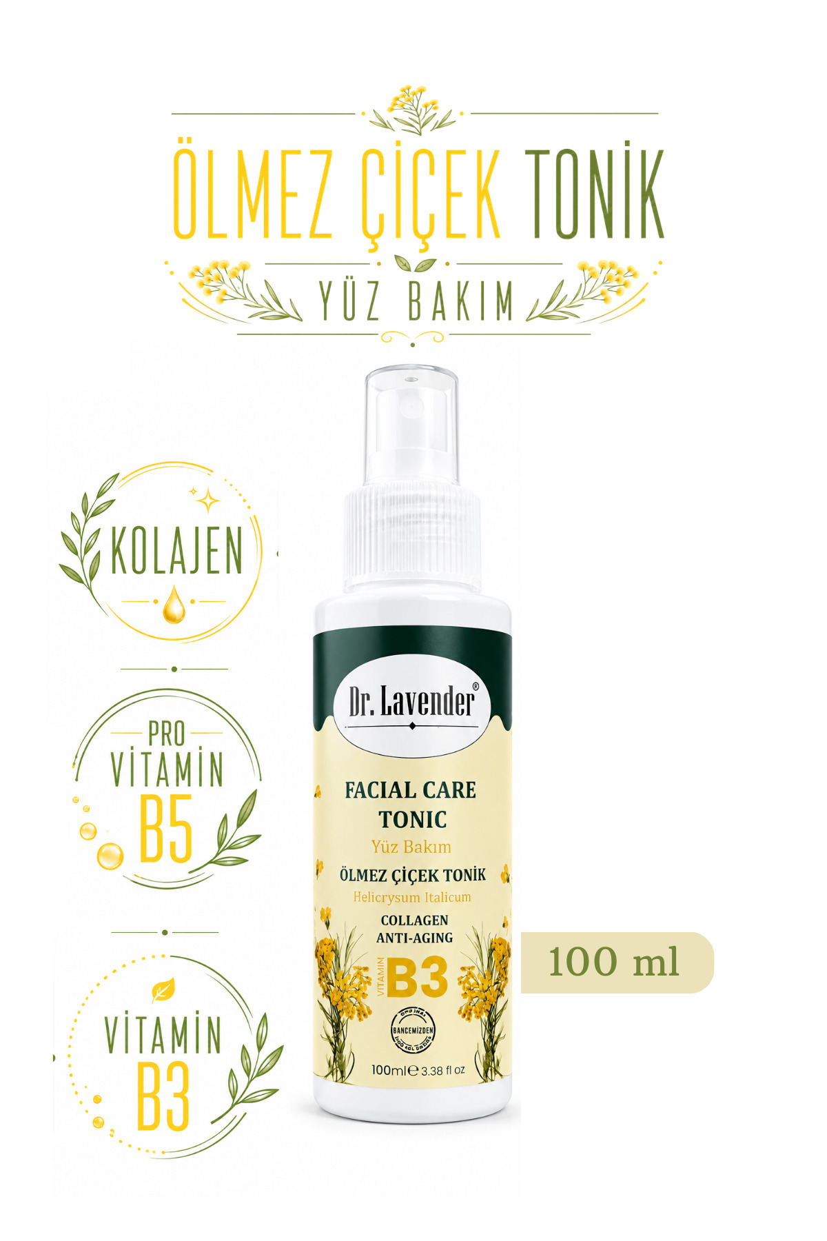 Dr.Lavender Ölmez Çiçek Tonik & Doğal Tonik Temizleme — DR 101015