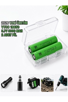 intermax Sony Vtc6 18650 3.7v 3000 Mah Li-ıon Şarj Edilebilir Pil 2'li (2026 ...
