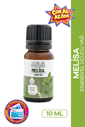 liora dg atelier istanbul Melisa Yağı 10 ML Rahatlatıcı Esansiyel Uçucu Yağ A...