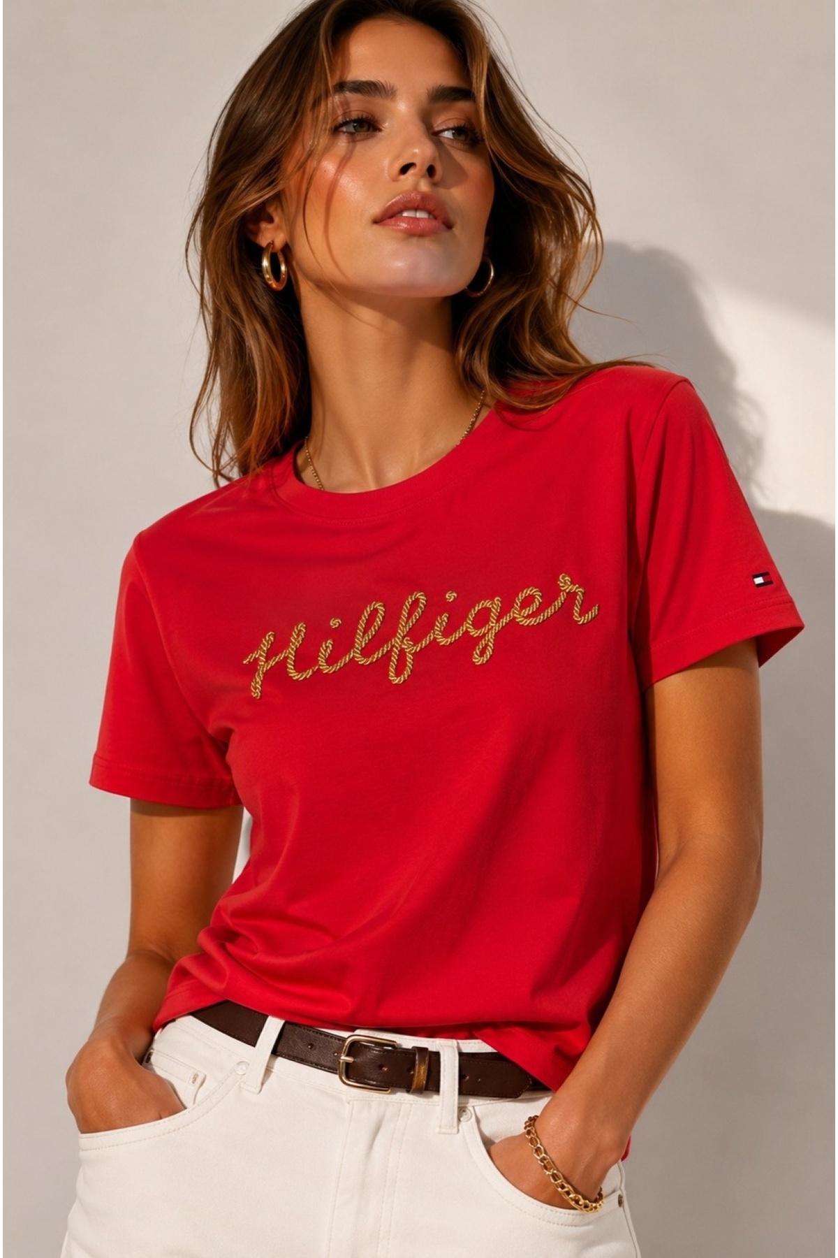 تیشرتزنانهTommy Hilfigerقرمز