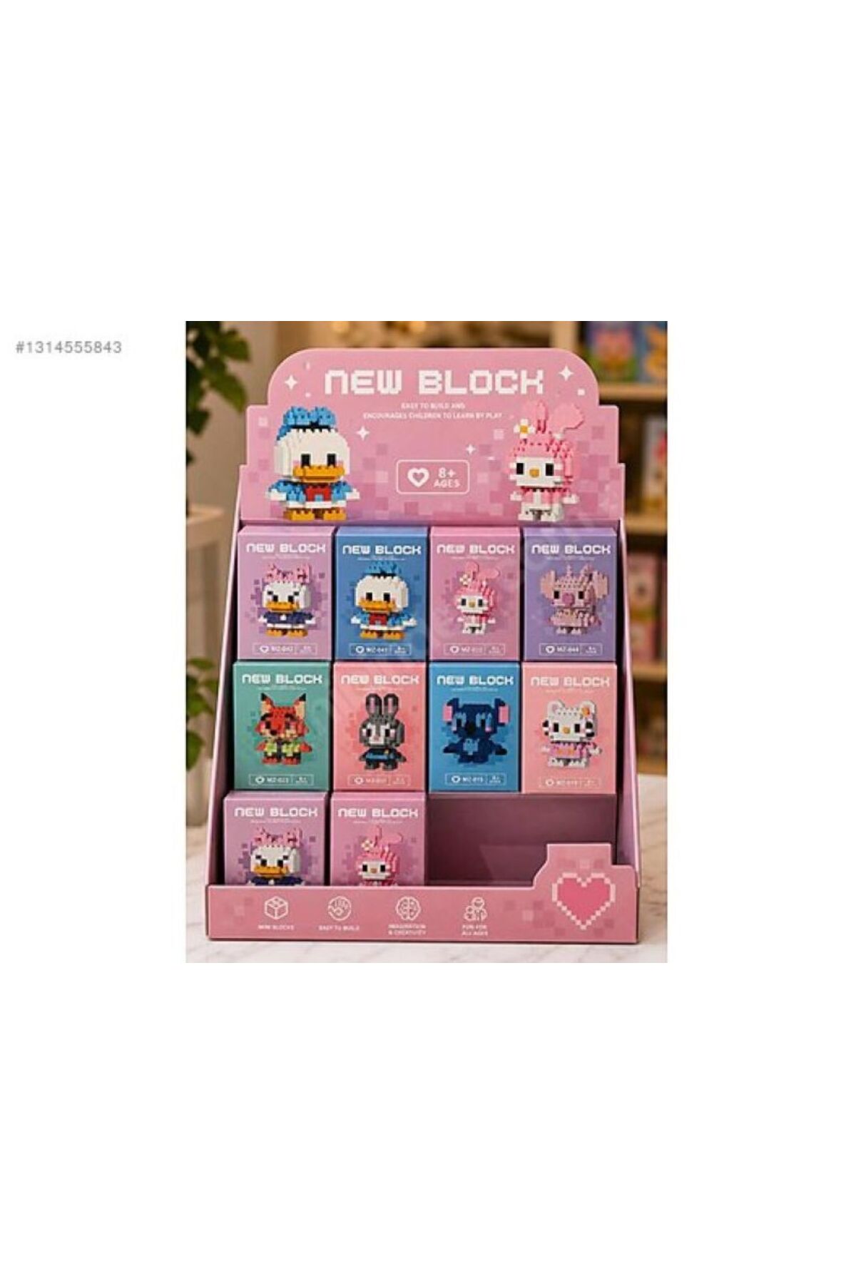 Character Figures Jigsaw Puzzle Building Toys Mixed Series Model Sent