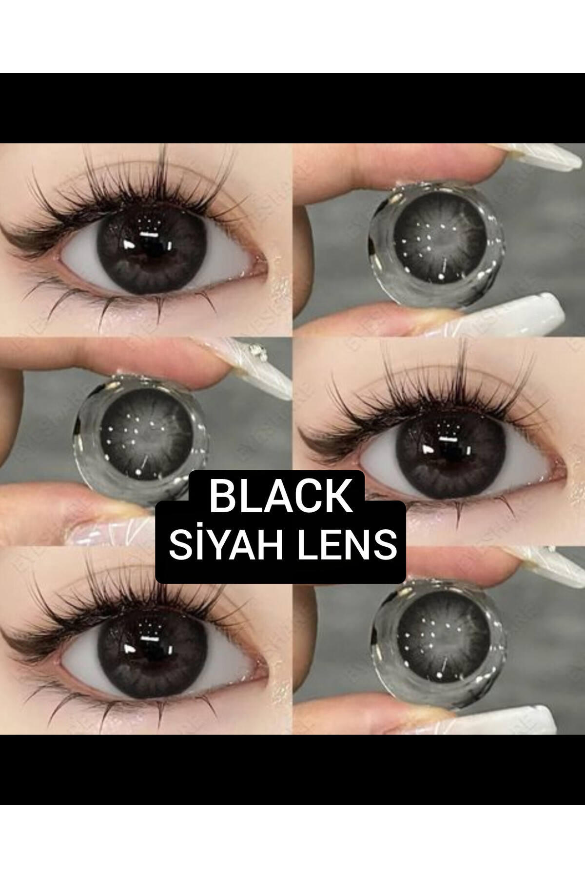 Eyeshop BLACK . SİYAH TONDA GÖZ RENGİ Kulanım suresi 1 yıllıktır. - Fiyatı, Yorumları