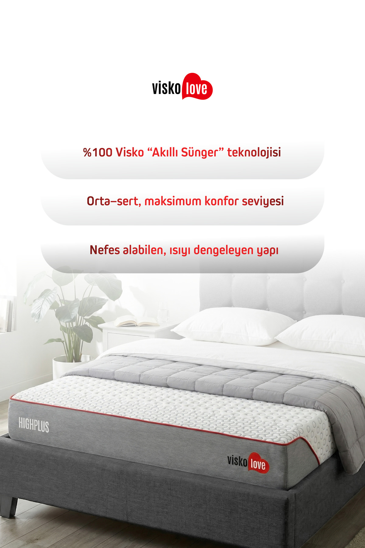 High Plus Visco Smart Mattress