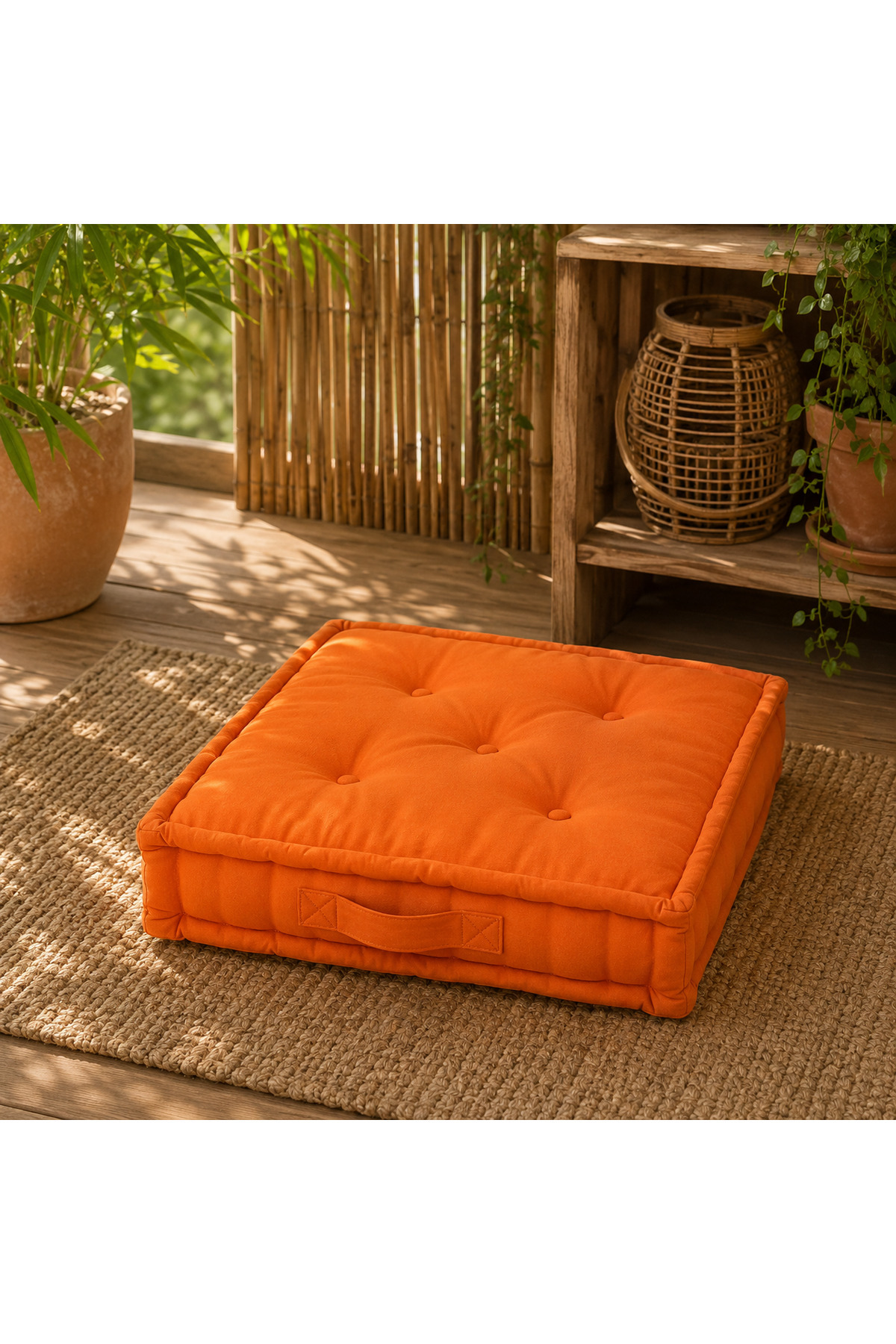 Biscuit Cushion Orange