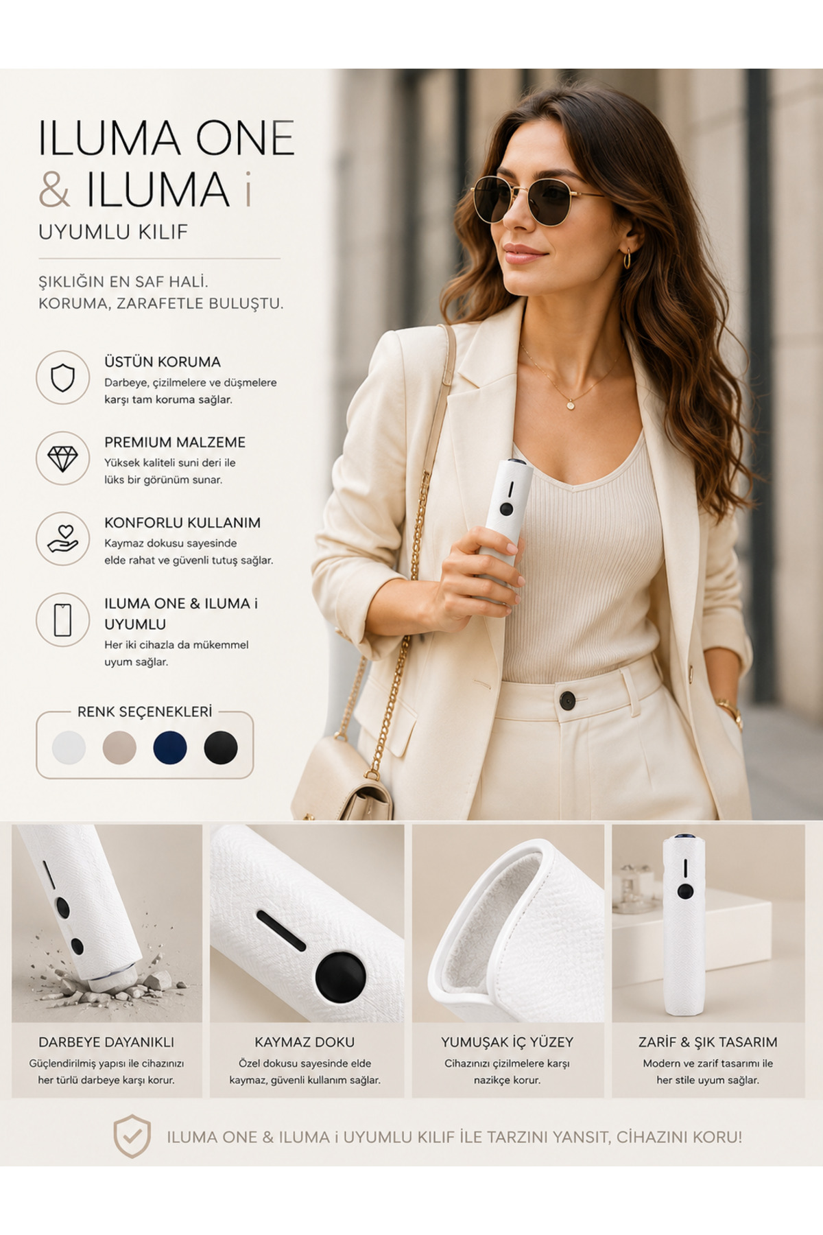 IQ xi sai ポスター 3枚セット Zigver ıqos ıluma one kılıf beyaz(terrea ile çalışan cihaza