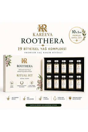 Karéeva Roothera Saç Dökülmesine Karşı Bakım Serumu 50 ML | 19 Bitkisel Yağ K...