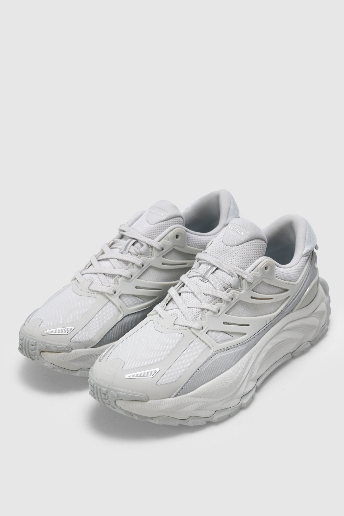Lufian Edwın Erkek Deri Sneaker Ayakkabı Gri görsel 4