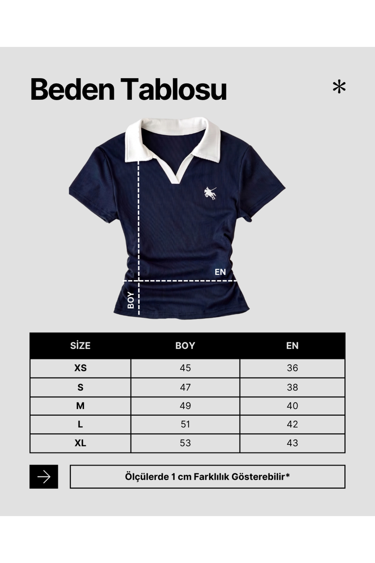 Toum  Soul Polo Yaka Nakışlı Büzgülü Bluz - Görsel 6