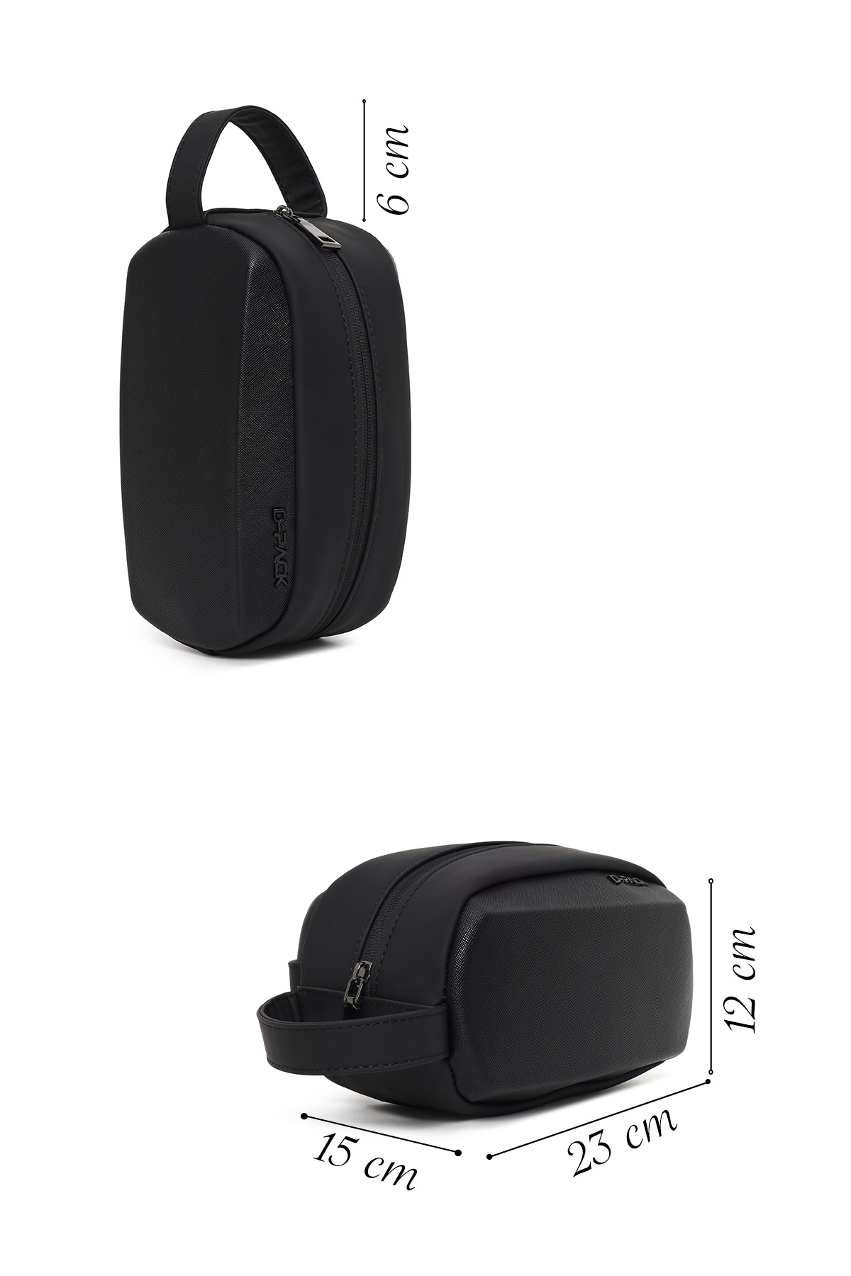 Derimod D-Pack Erkek Siyah Mini El Çantası 25WBD3070HC görsel 2