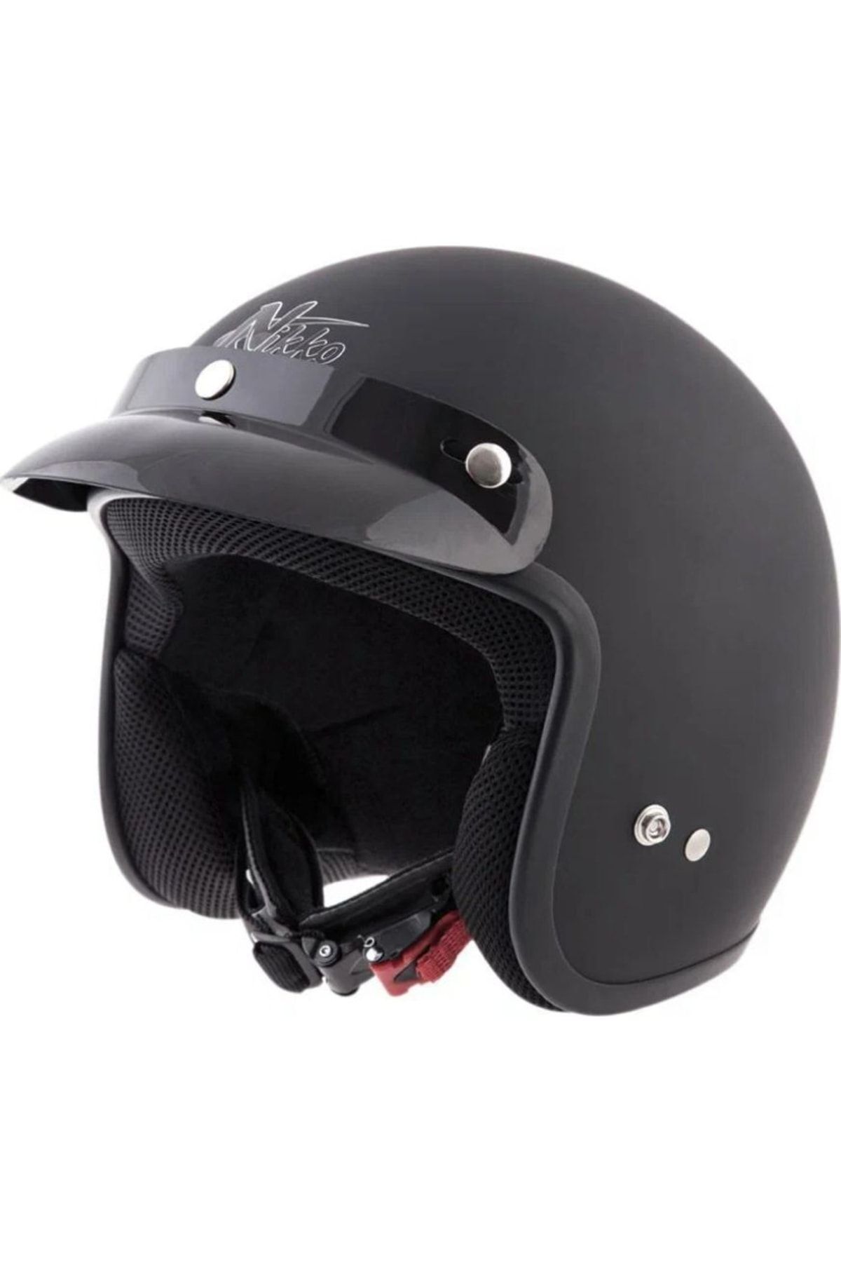 MOTOANL Motosiklet Chopper Cruiser Kaskı Yarım Açık Kask Abs Malzeme Ce Onaylı Güneş Vizörlü Motor Kask