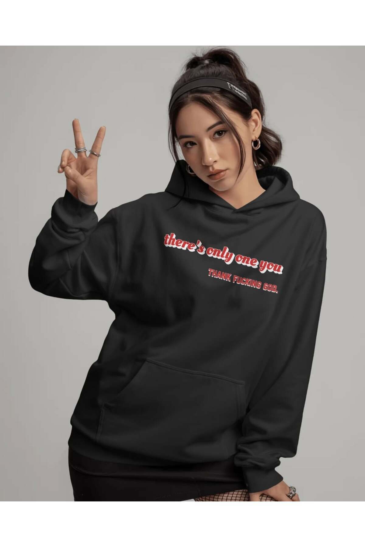 buzagi tasarım ürünleri Only One You Unisex Hooded Sweatshirt