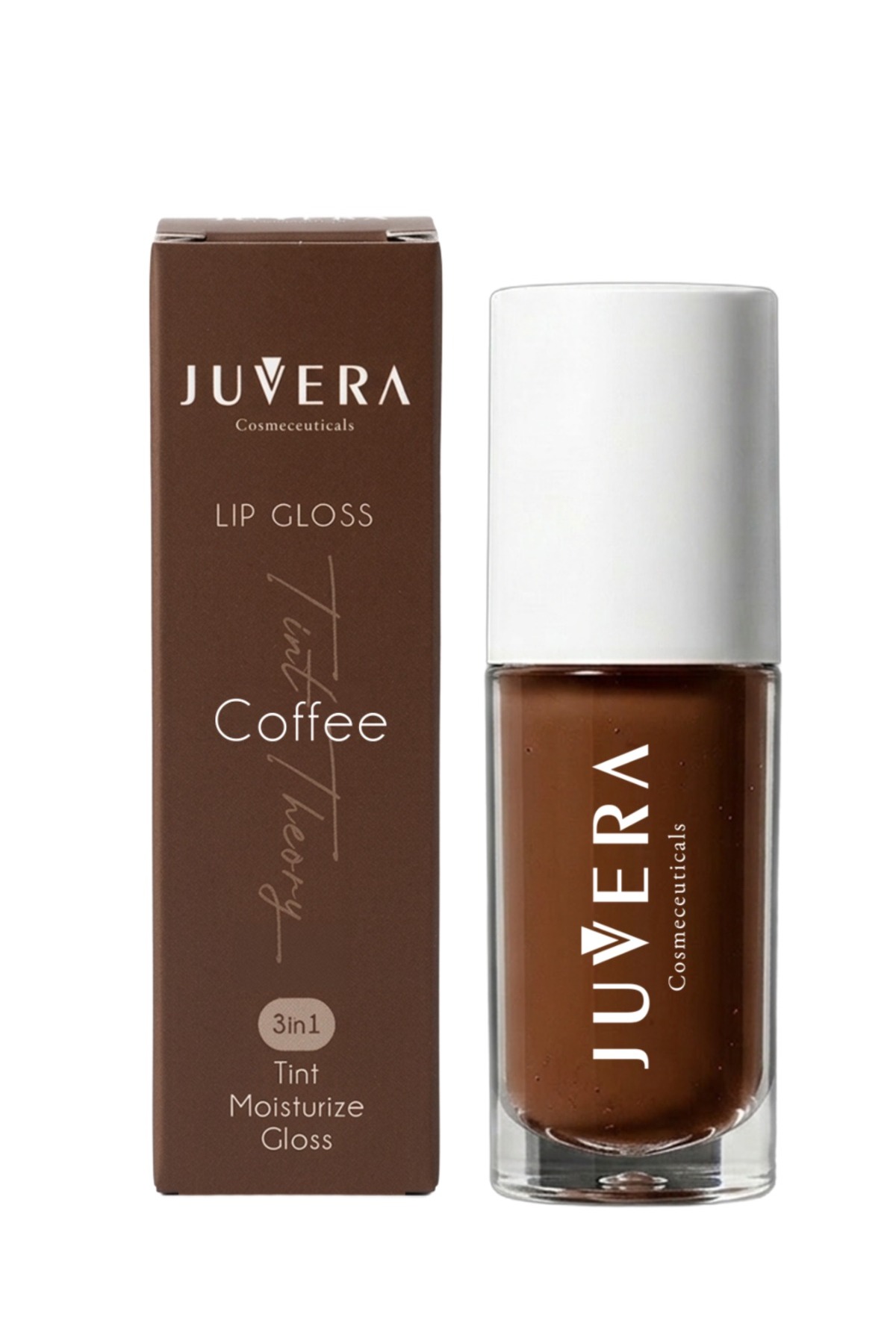 Lip Gloss | Nemlendirici Etkili Renkli Dudak Parlatıcısı Coffee | Lip Gloss Coffee 3 in 1 - NO 301 — قهوه‌ای 100 07 003 — تصویر 2 از 8