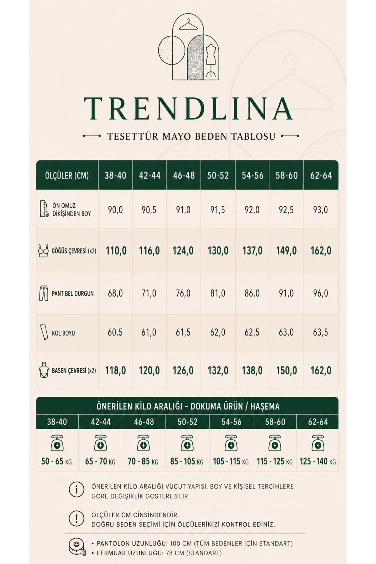 trendlina Hürrem Beli Ayarlanabilir Lastikli Su İtici Kumaştan 3lü Tam Kapalı Tesettür Mayo görsel 4