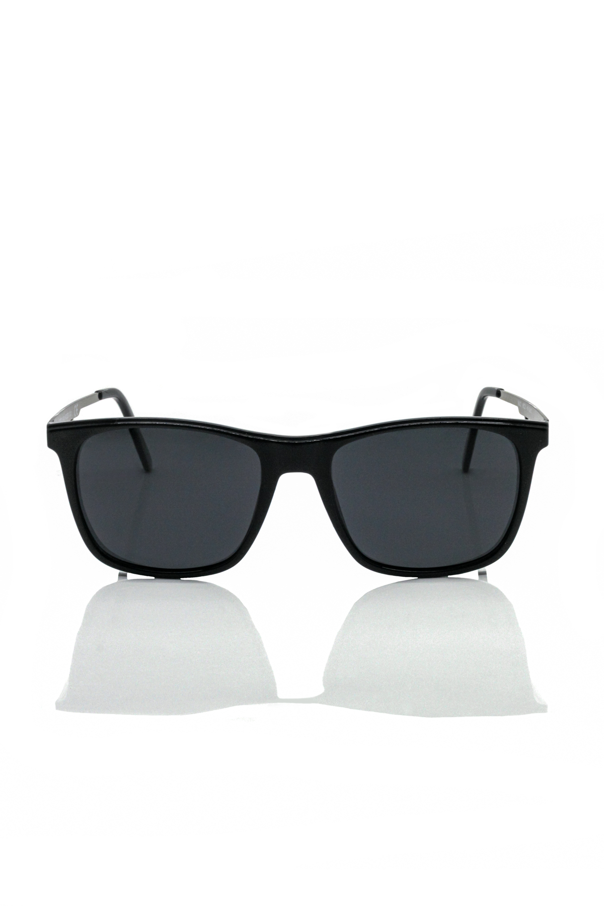 Le Miel Eyewear Metal Saplı Parlak Siyah Polarized Erkek Güneş Gözlüğü görsel 2