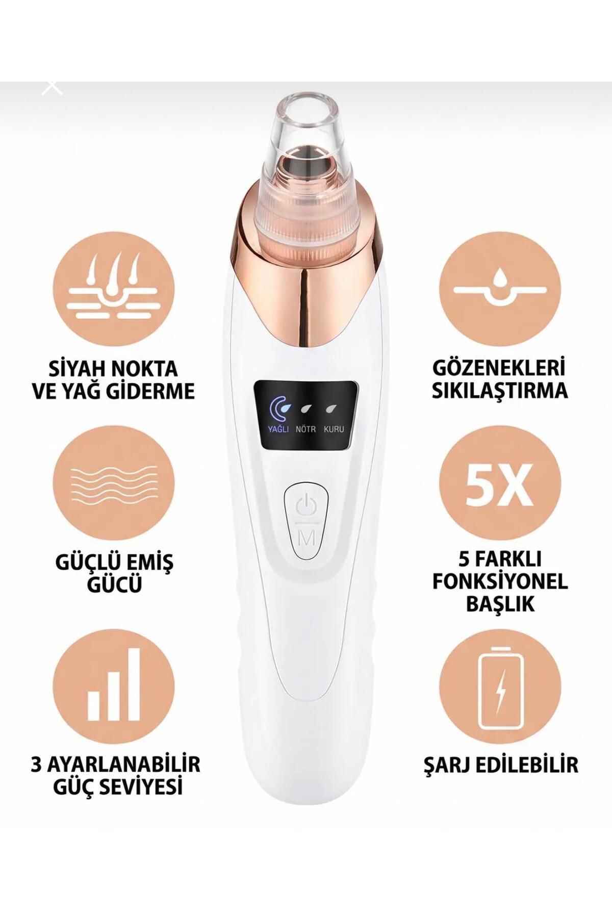 دستگاه وکیوم پاک کننده جوش های سرسیاه و صورت قابل شارژ Derma Suction 40 kPa — DSVSNVY — تصویر 4 از 6