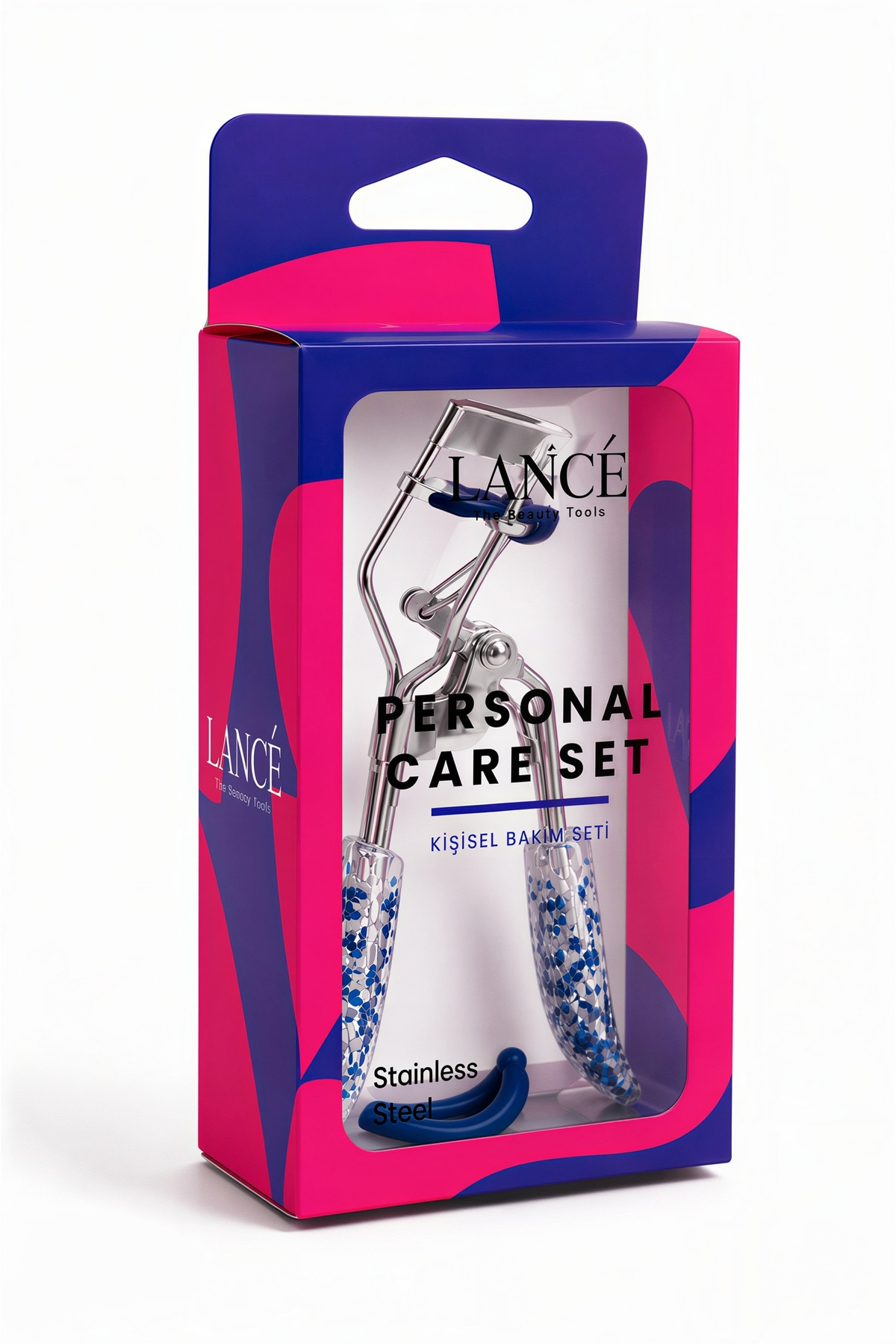 LANCÉ Professional Simli Kirpik Kıvırıcı - Kirpik Şekillendirici — سرمه‌ای LNC085