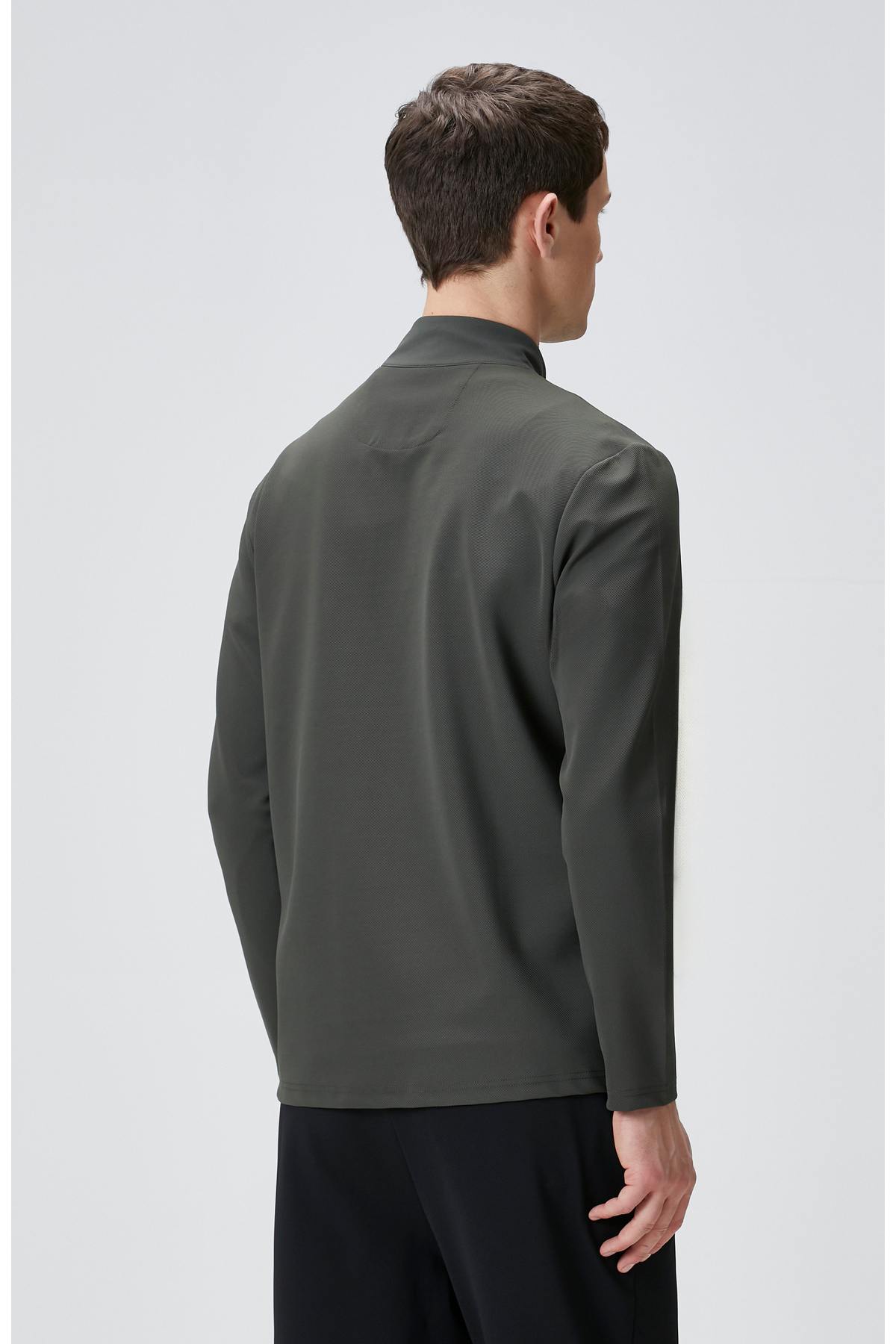 N-Tech Haki Göğüs Cep Detaylı Sweatshirt — خاکی 1098736 — تصویر 5 از 7