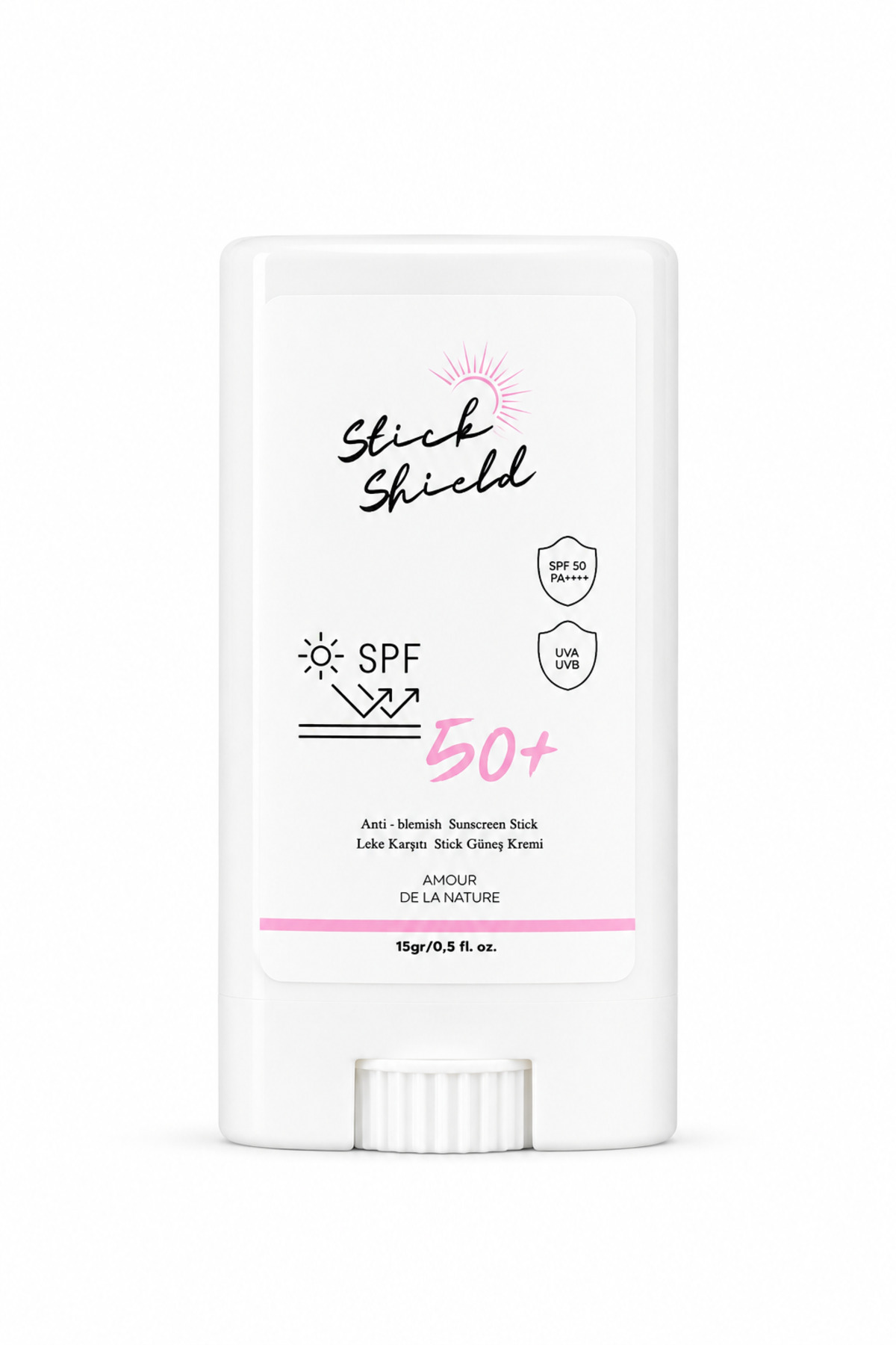 AMOUR DE LA NATURE STİCK SHİELD LEKE KARŞITI STİCK GÜNEŞ KREMİ 15GR