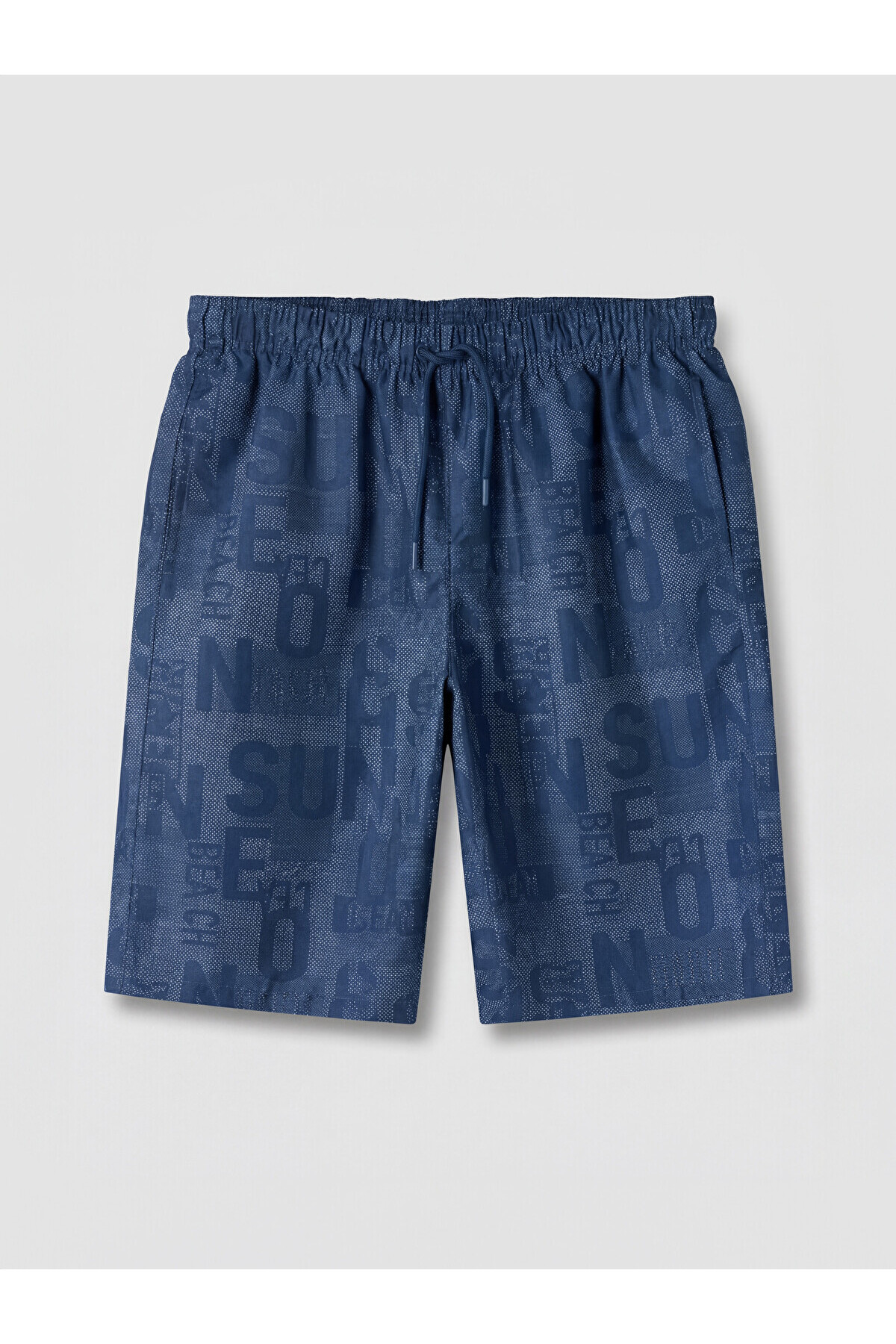 LC Waikiki Peak New Season Knee Length Patterned Men's Swim Shorts