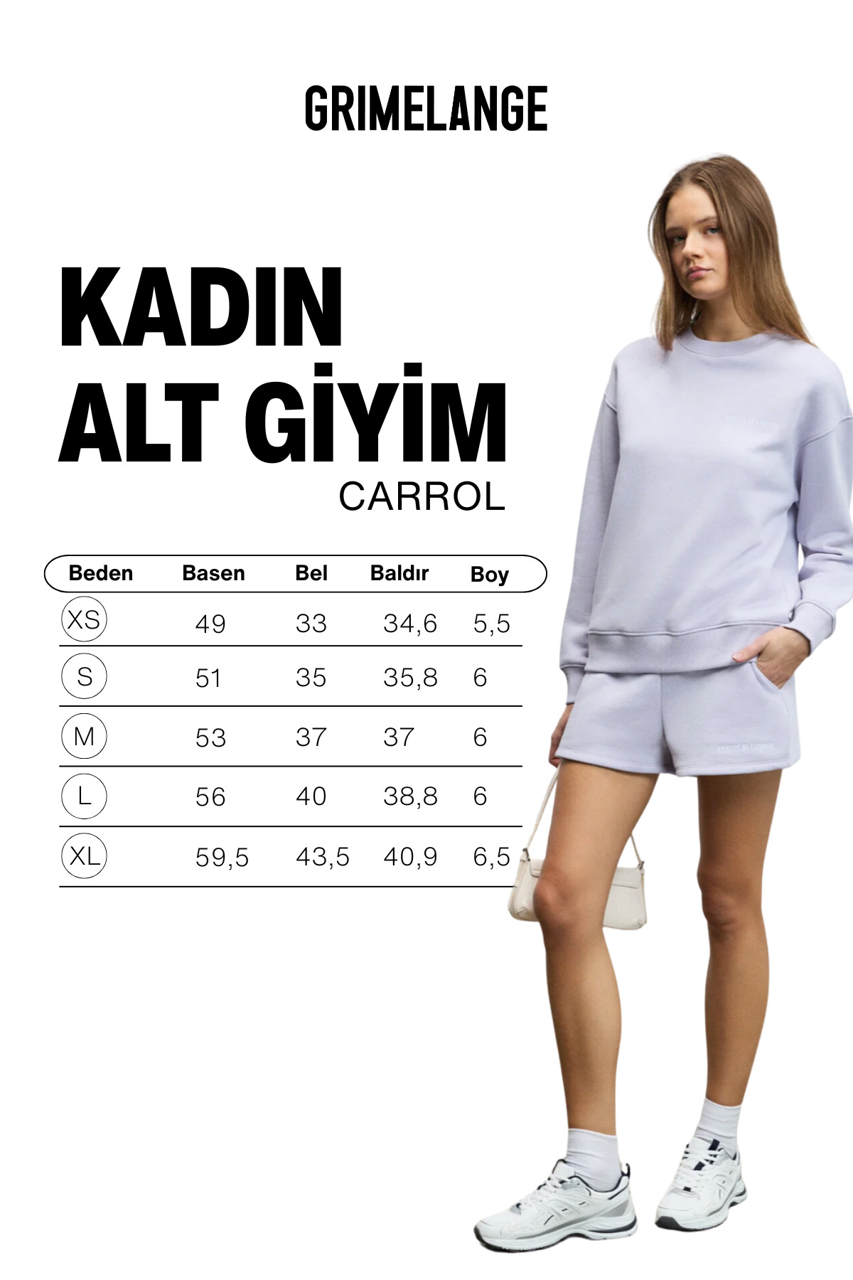 شلوارک زنانه CARROL با 3 نخ ارگانیک گلدوزی شده یاس بنفش با کمر الاستیک 6