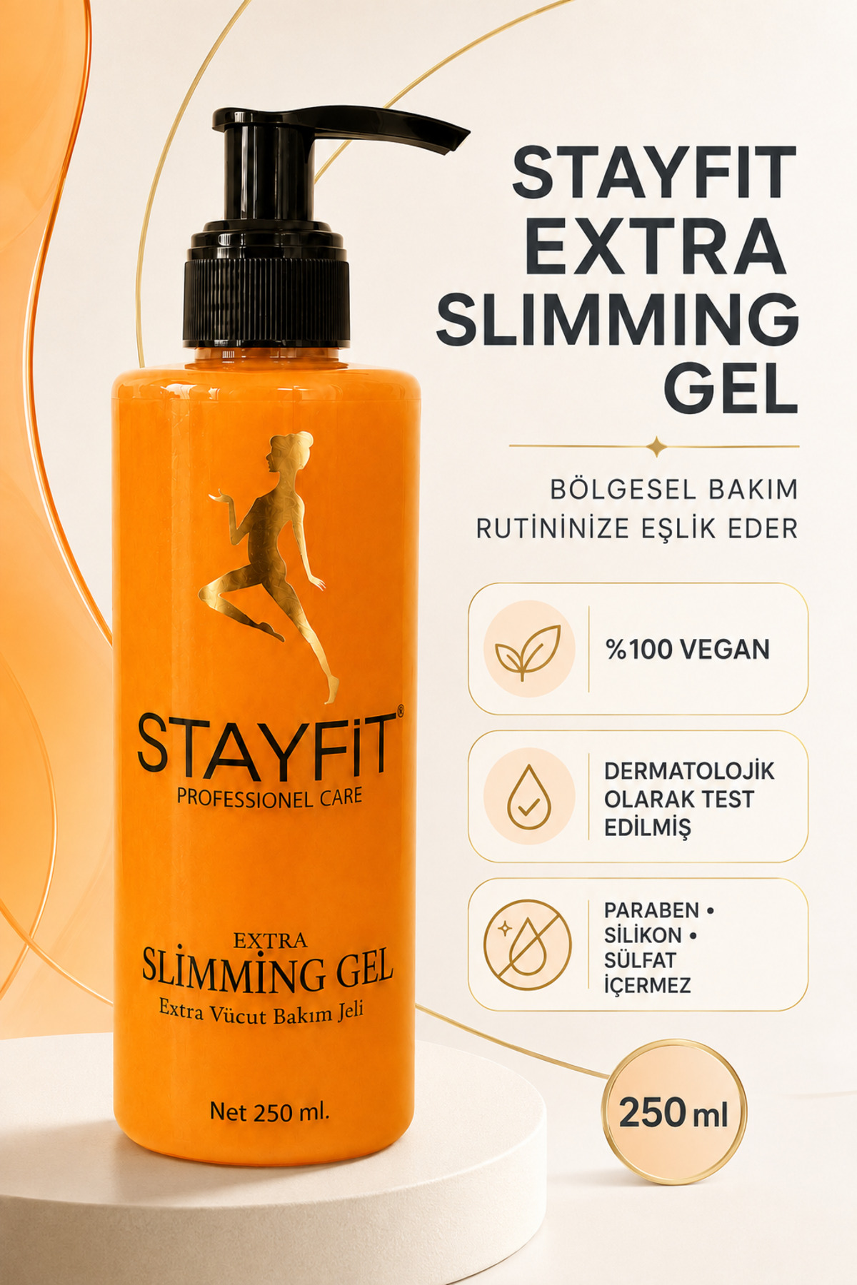 Kolajen & Hyaluronik Asit İçeren Nemlendirici Vücut Jeli – Cilt Bakımına Destek — esj250 — تصویر 3 از 4