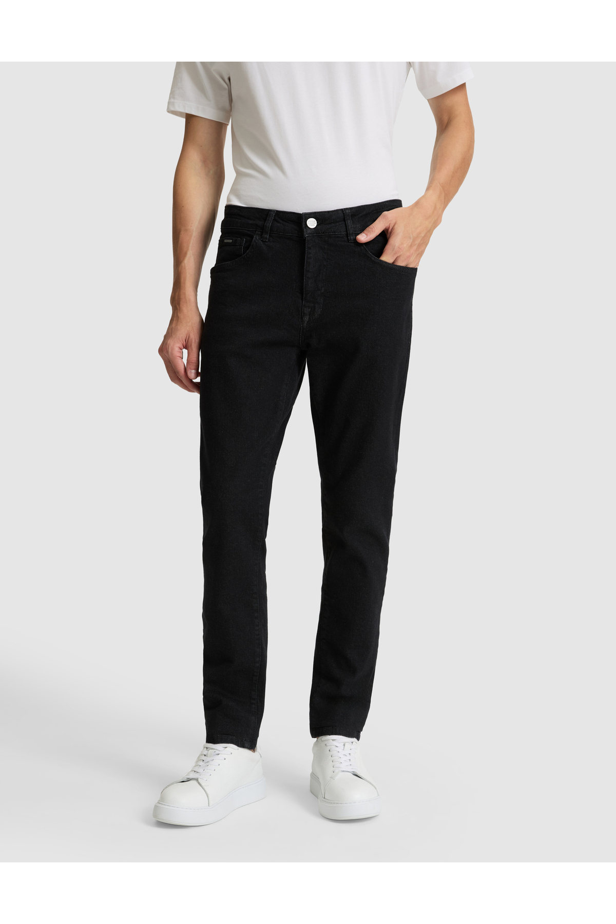 Pierre Cardin Siyah Slim Fit Jean Pantolon 50308928-VR046 görsel 2