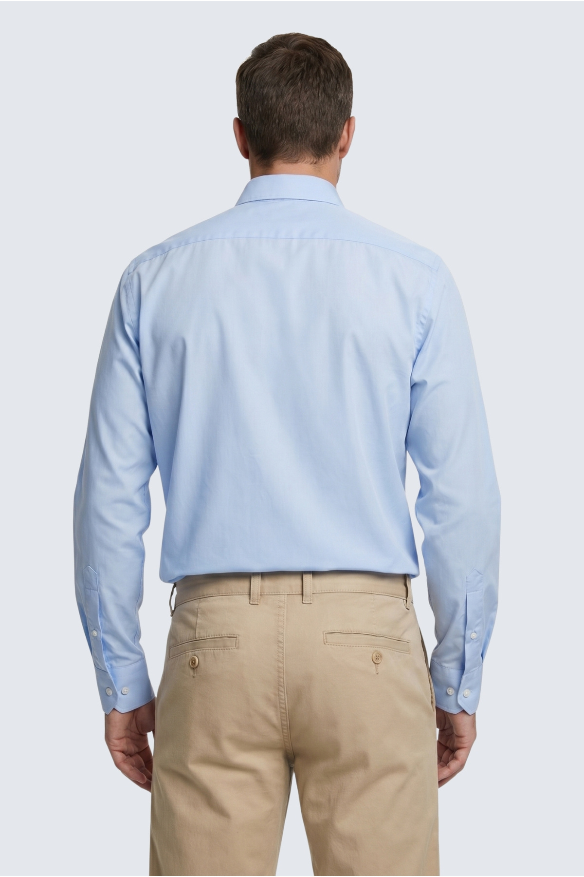Kiğılı 2'li Uzun Kol Regular Fit Pamuklu Ütü Gerektirmeyen Pamuklu Klasik Non Iron Gömlek Seti görsel 5